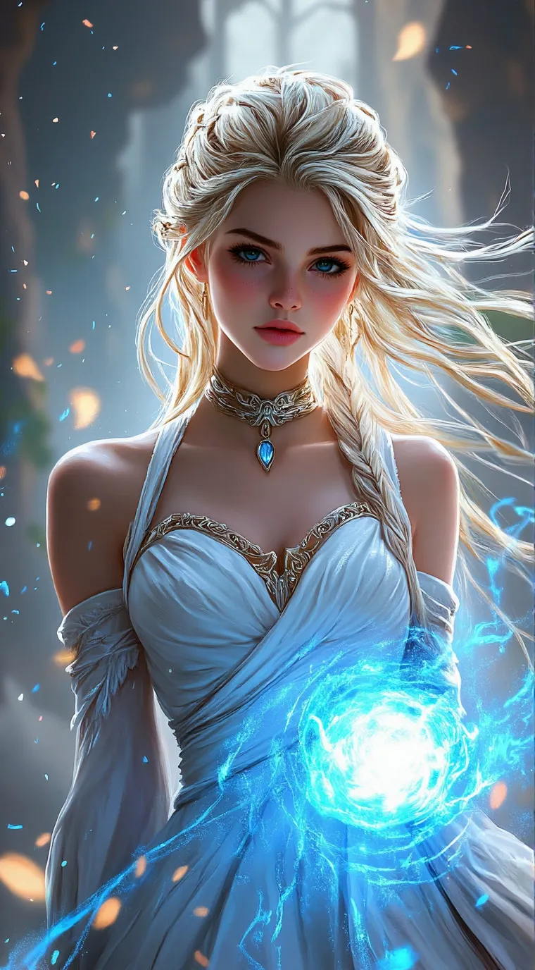 ai character: Aurora background