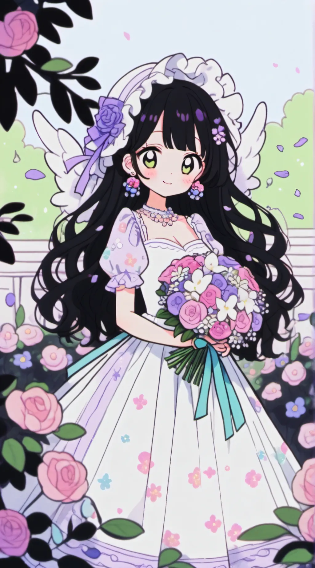 ai character: Miyo  background