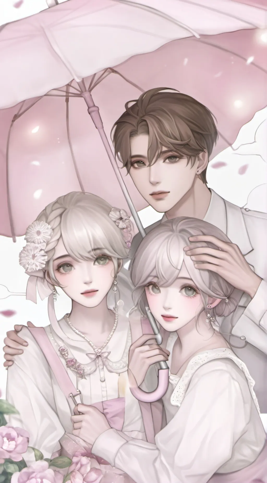 ai character: james and olivia background