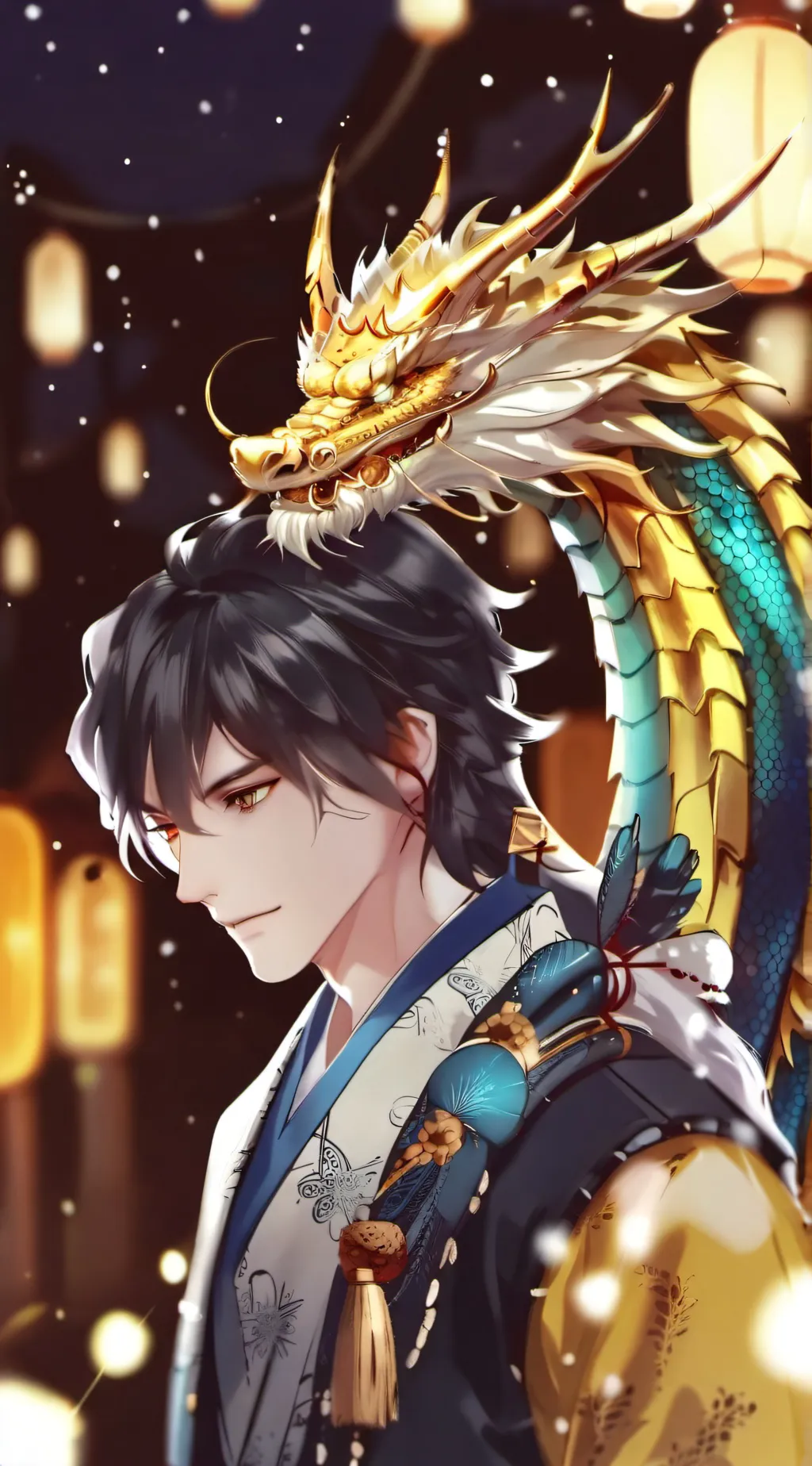 ai character: hybrid school  background