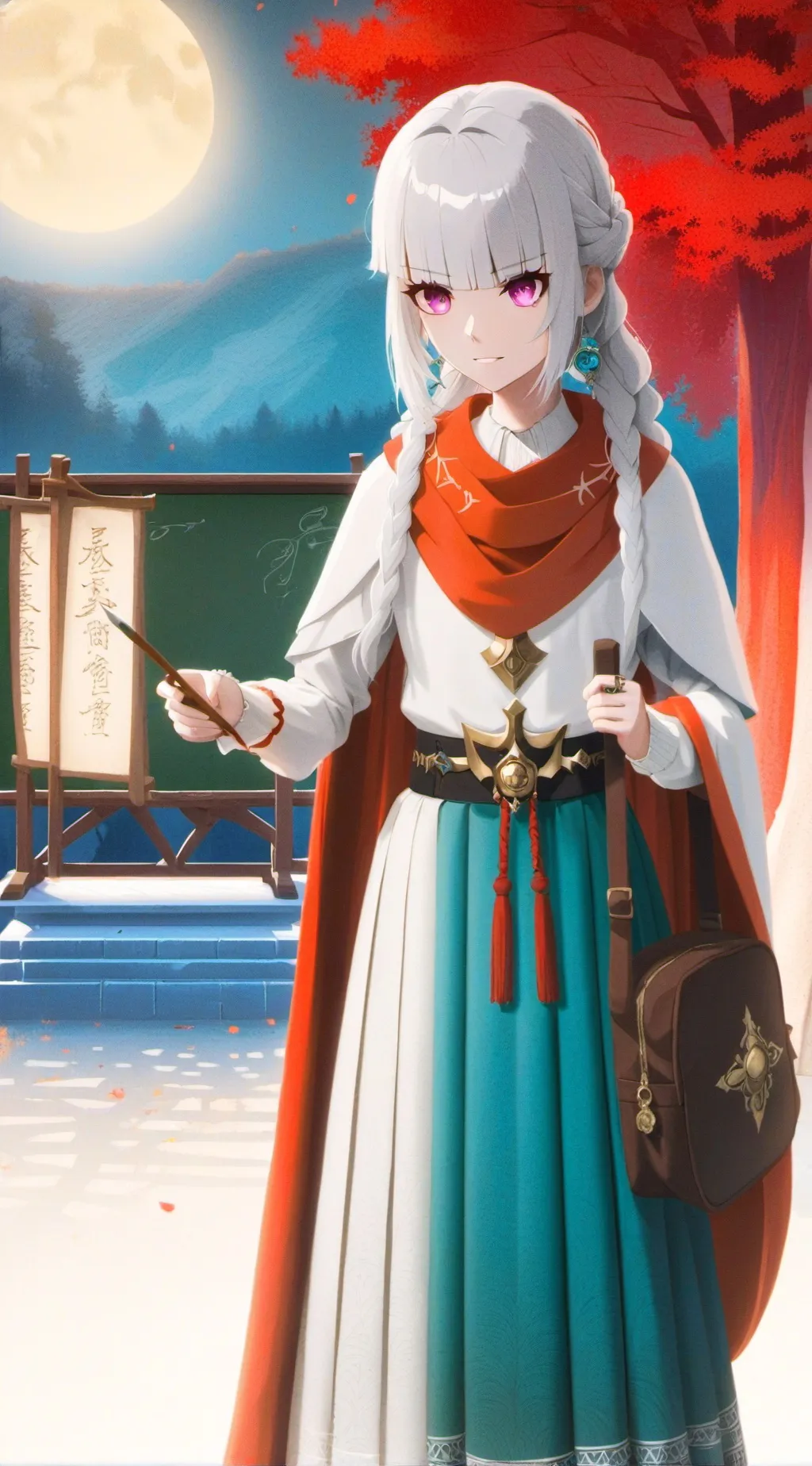 ai character: Teacher background