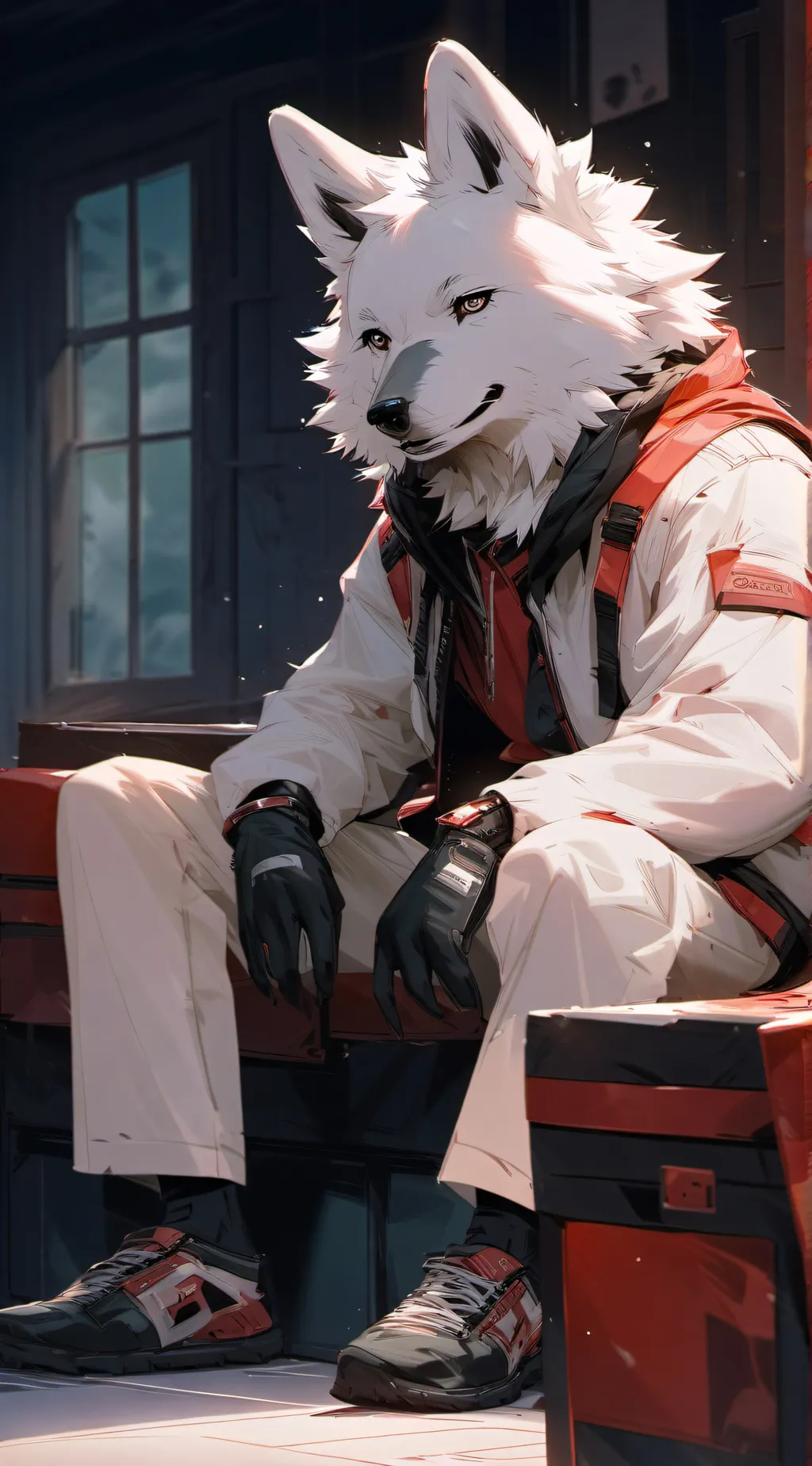 ai character: the suit background