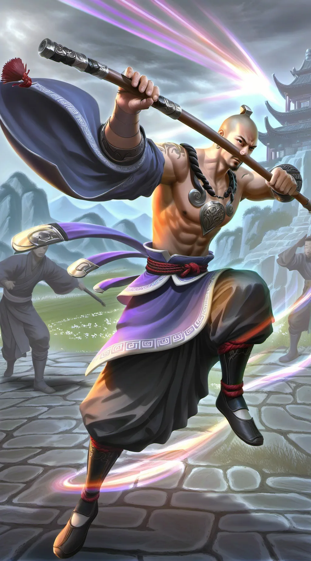 ai character: the Shaolin  background