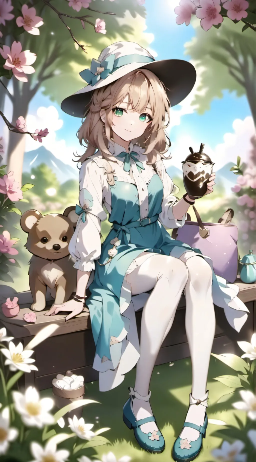 ai character: lily background