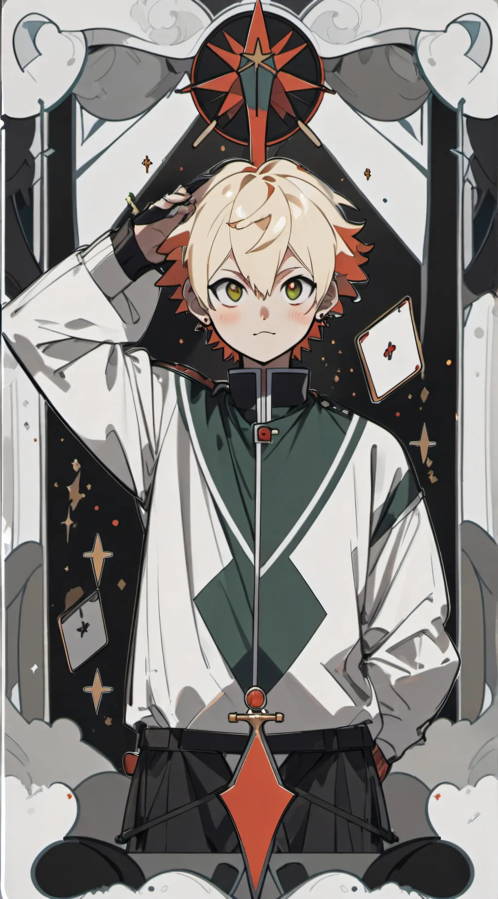 ai character: Bakugo  background