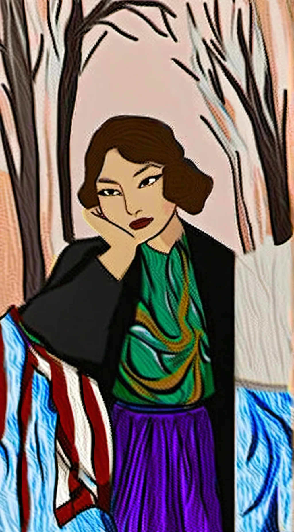 ai character: lina dti background