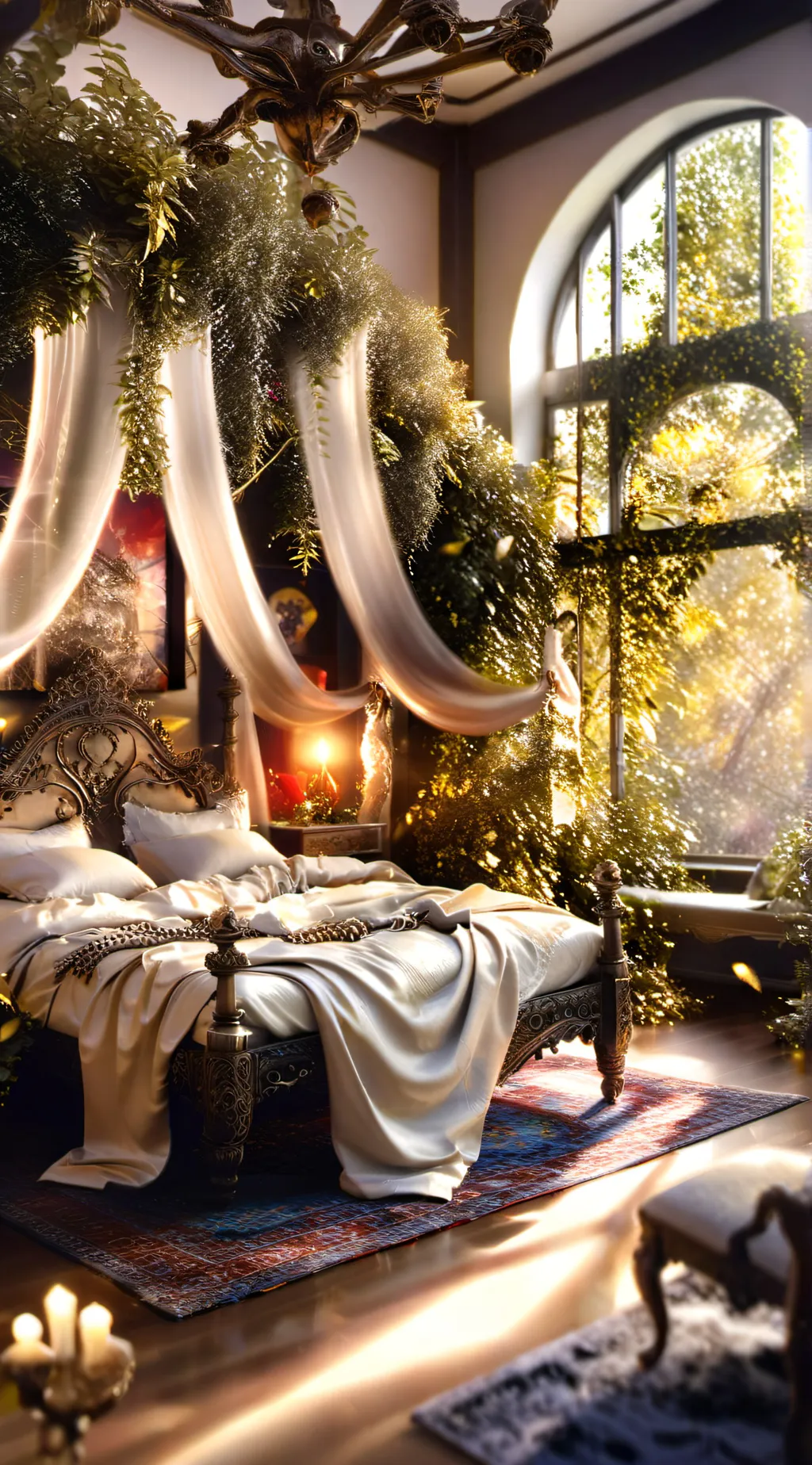 ai character: Slender girl😝 background