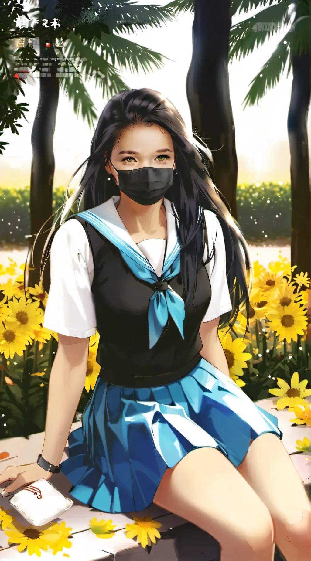 ai character: Amaya background