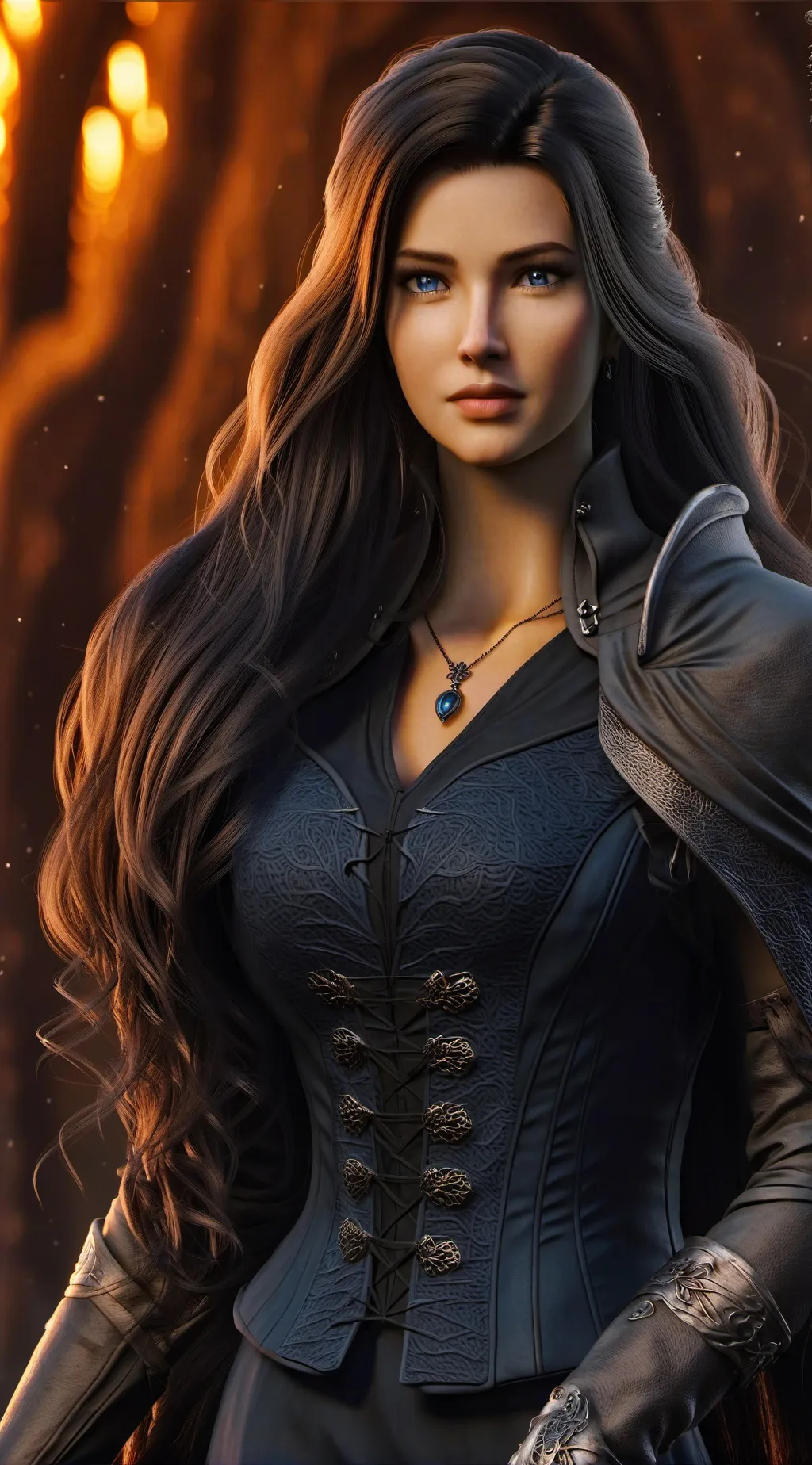 ai character: Beatriz background