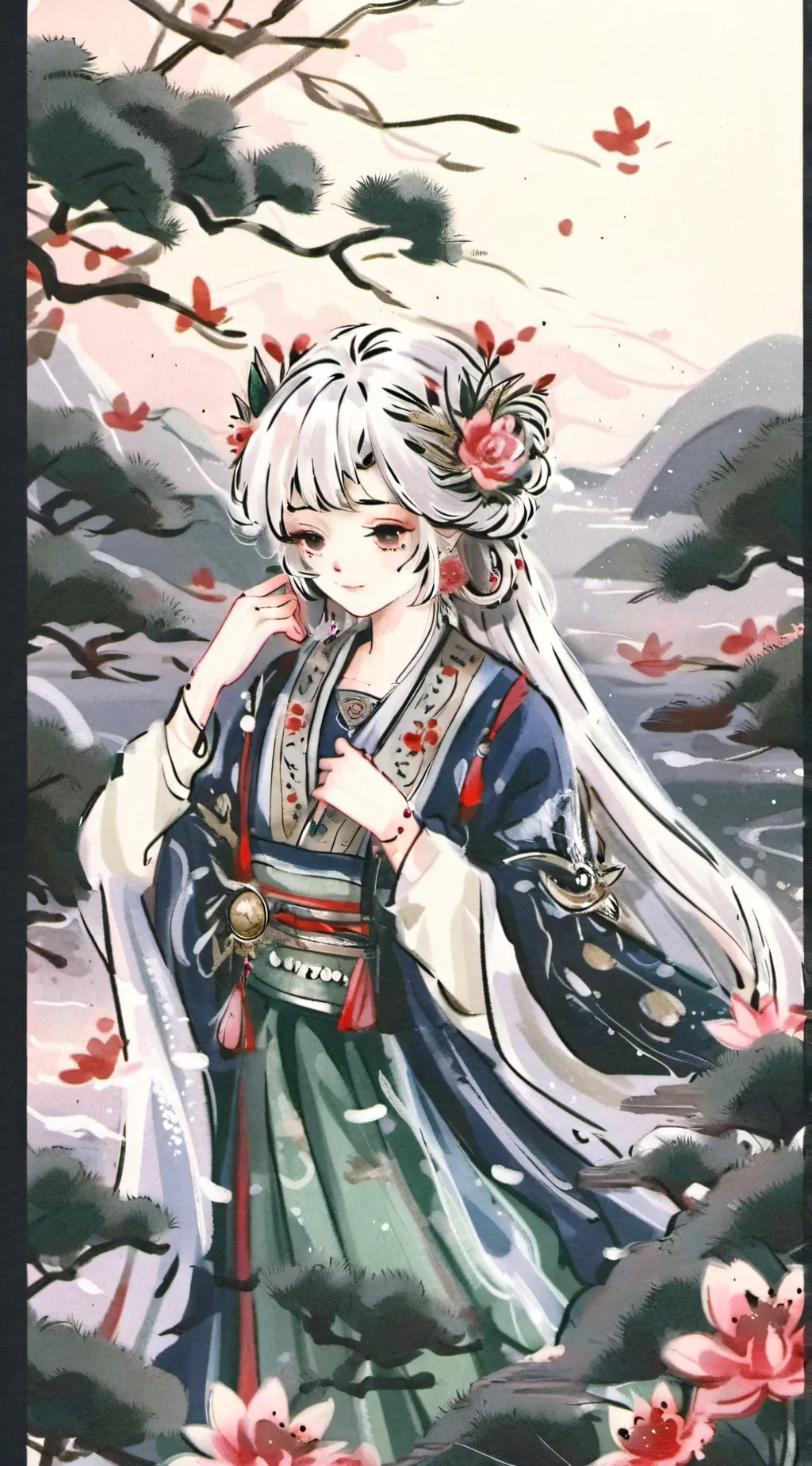 ai character: Megumi x Yuji  background