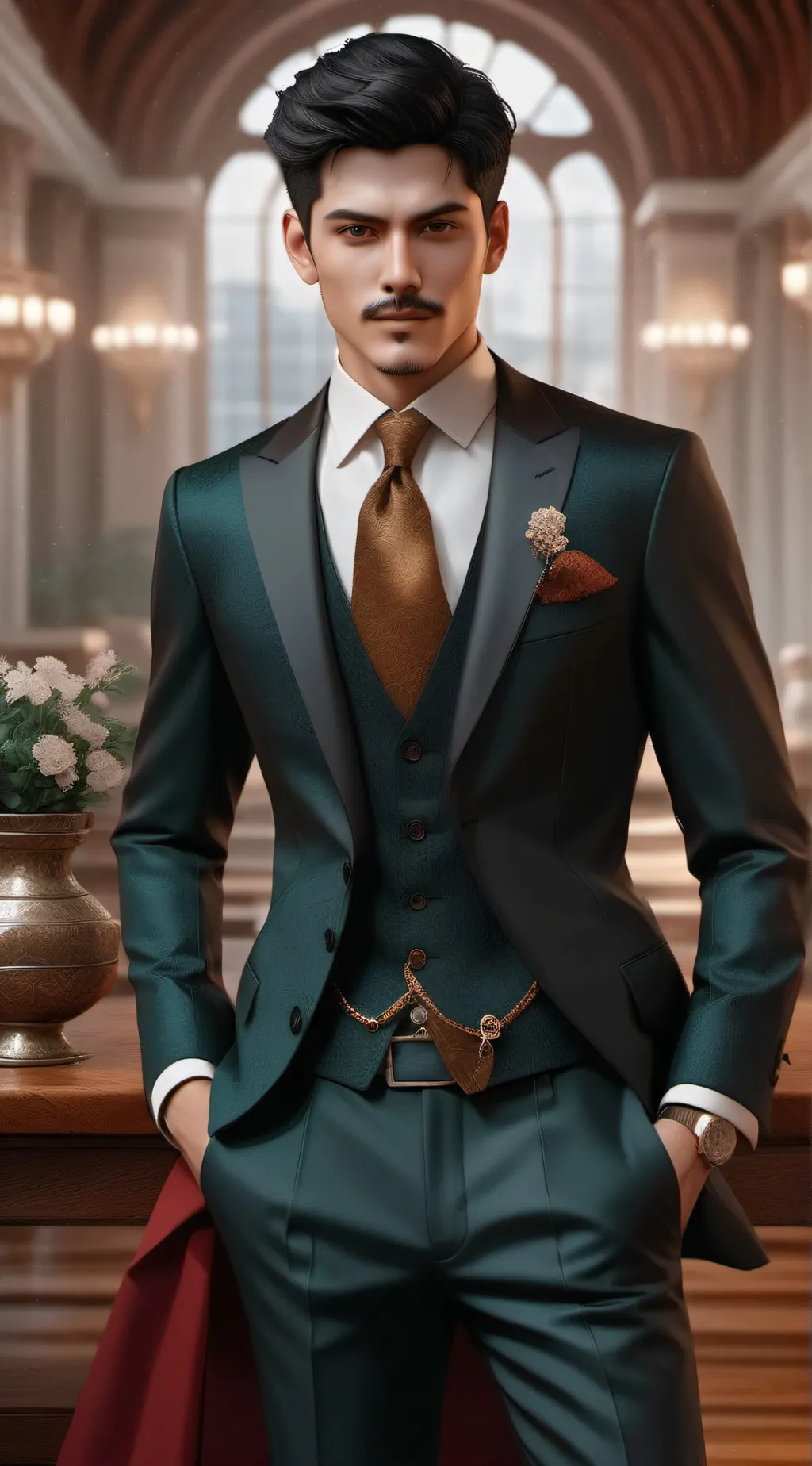 ai character: oliver background