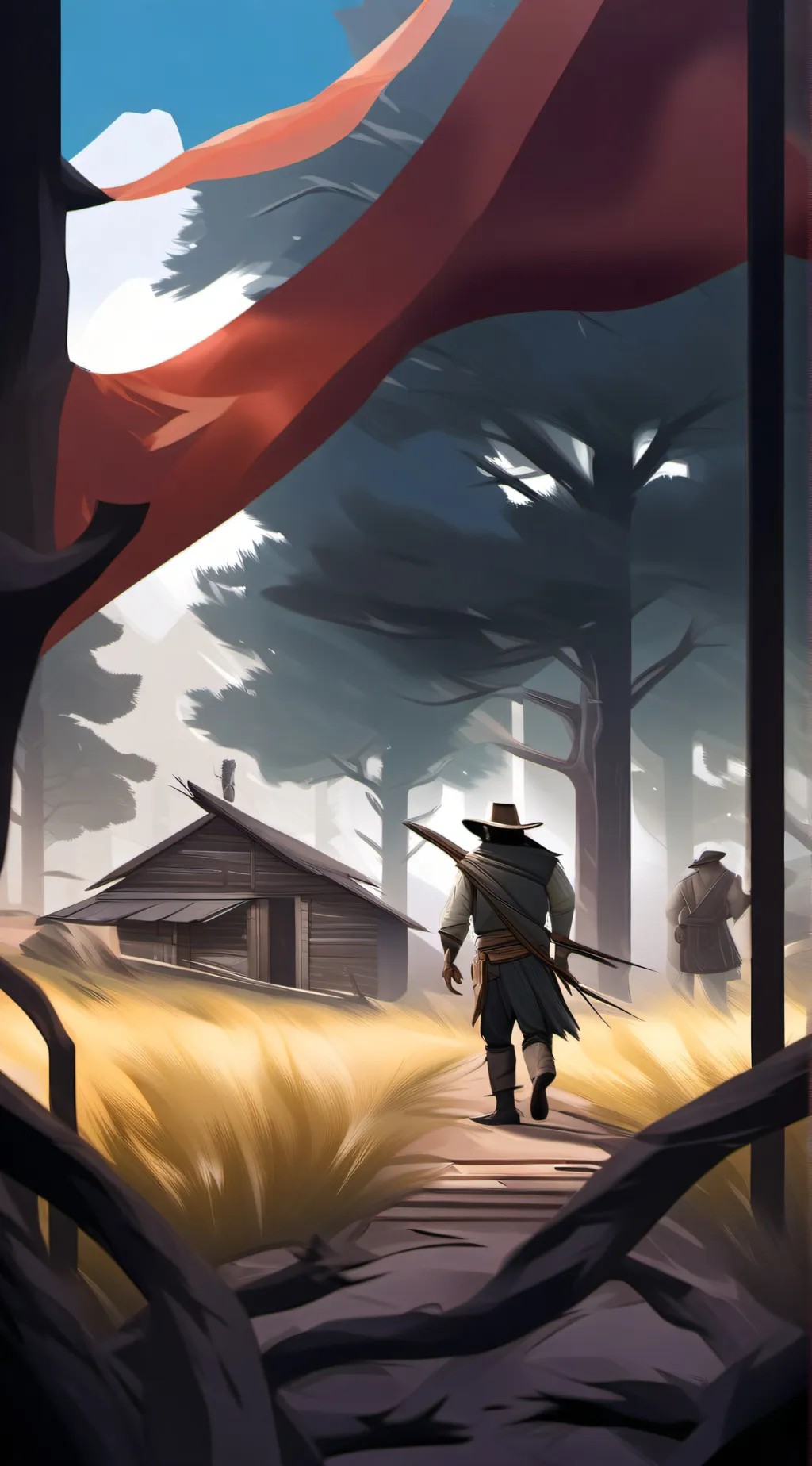 ai character: country humans  background