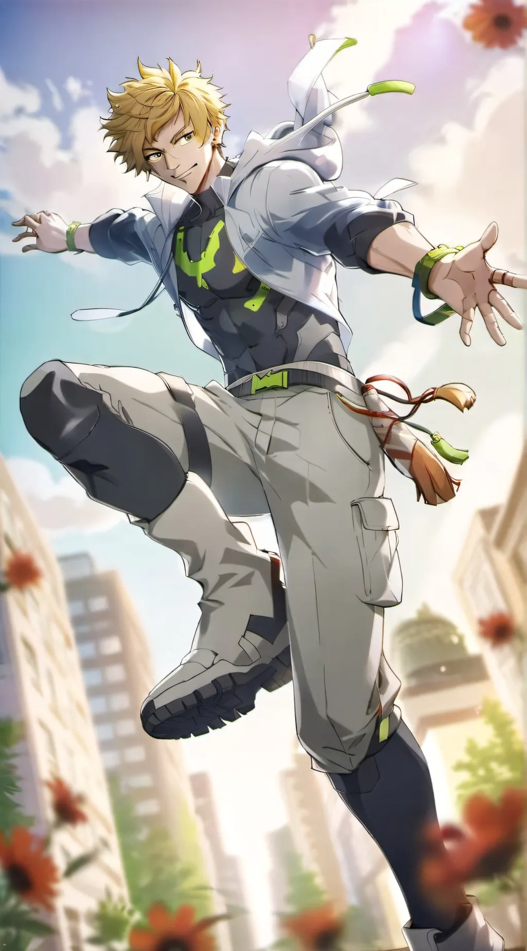 ai character: Present Mic background