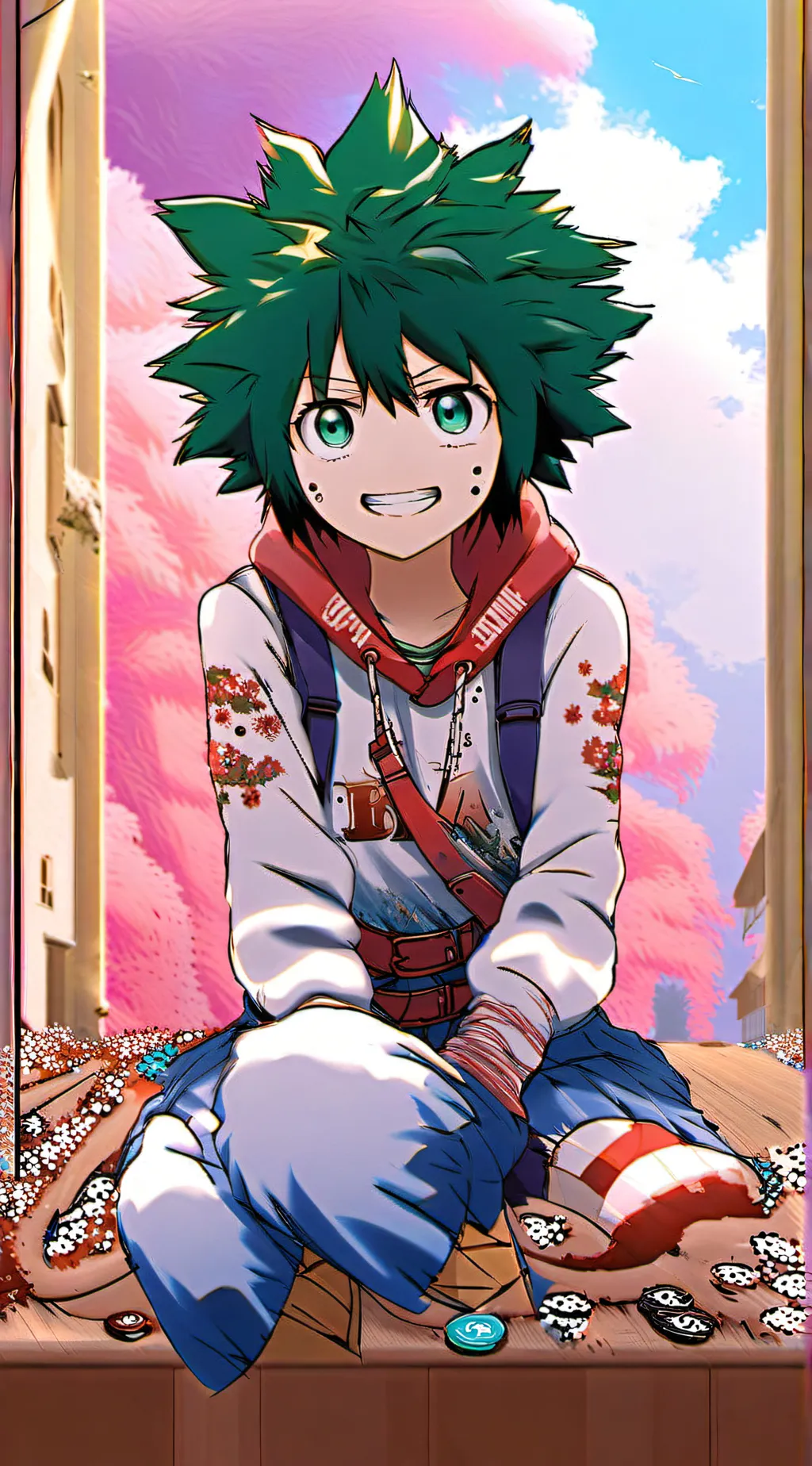 ai character: mha background