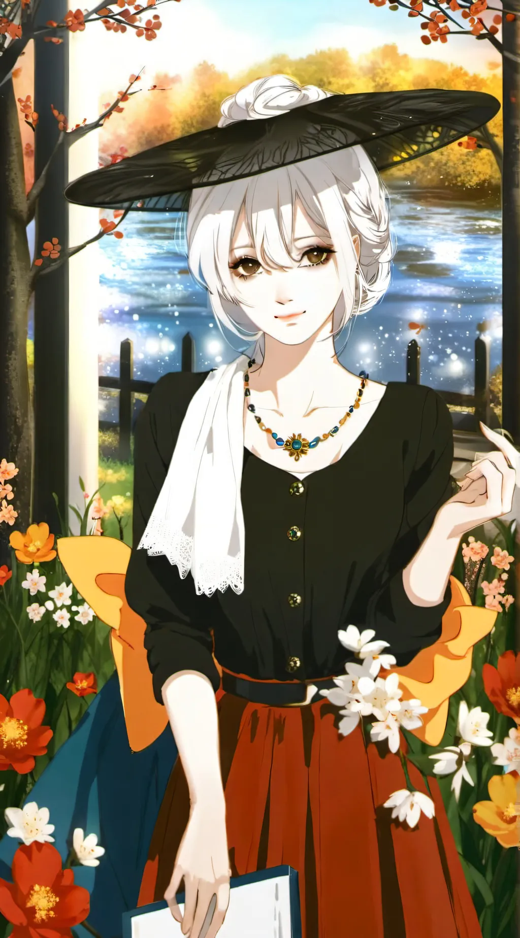 ai character:  She’s stupid background