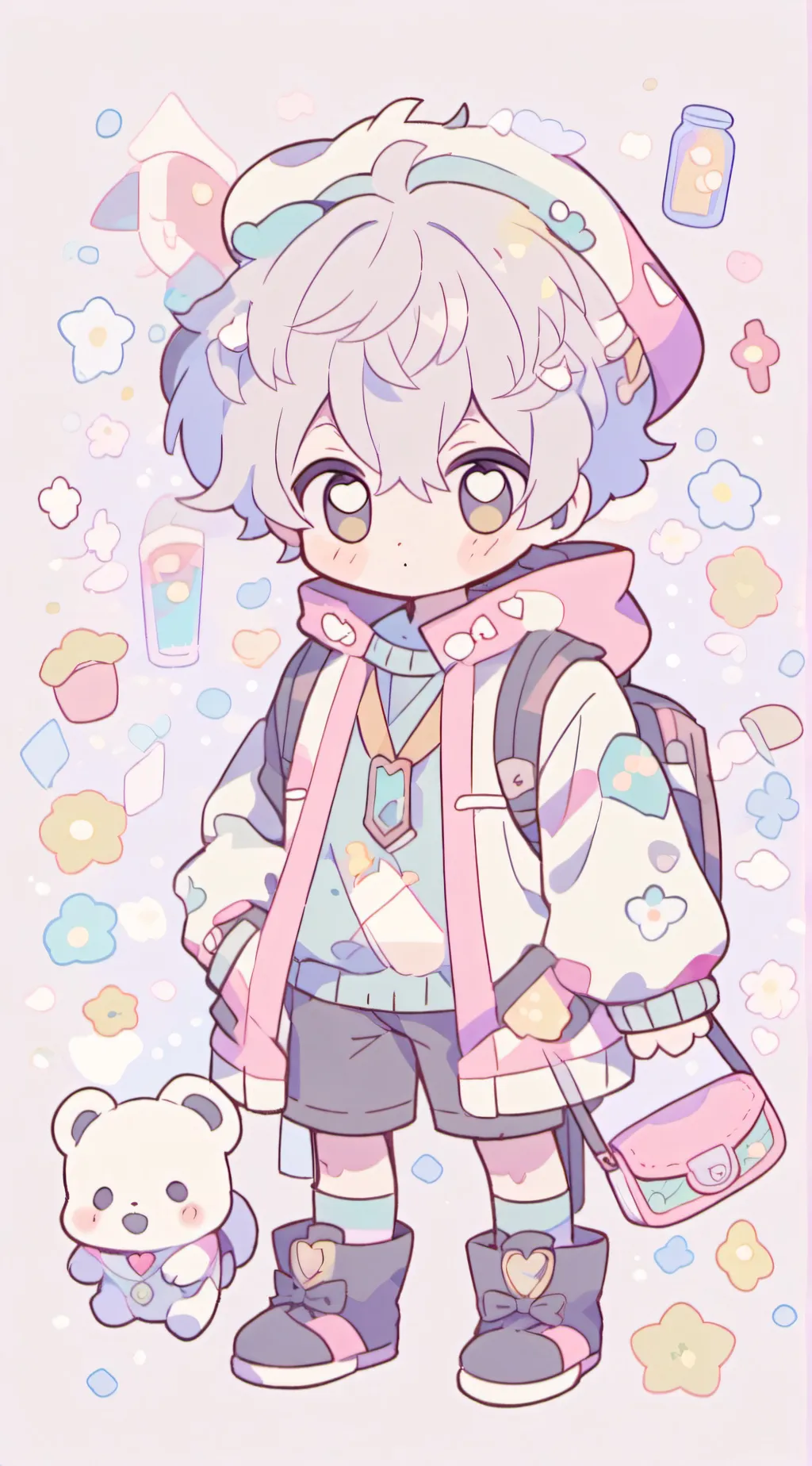 ai character: loin background