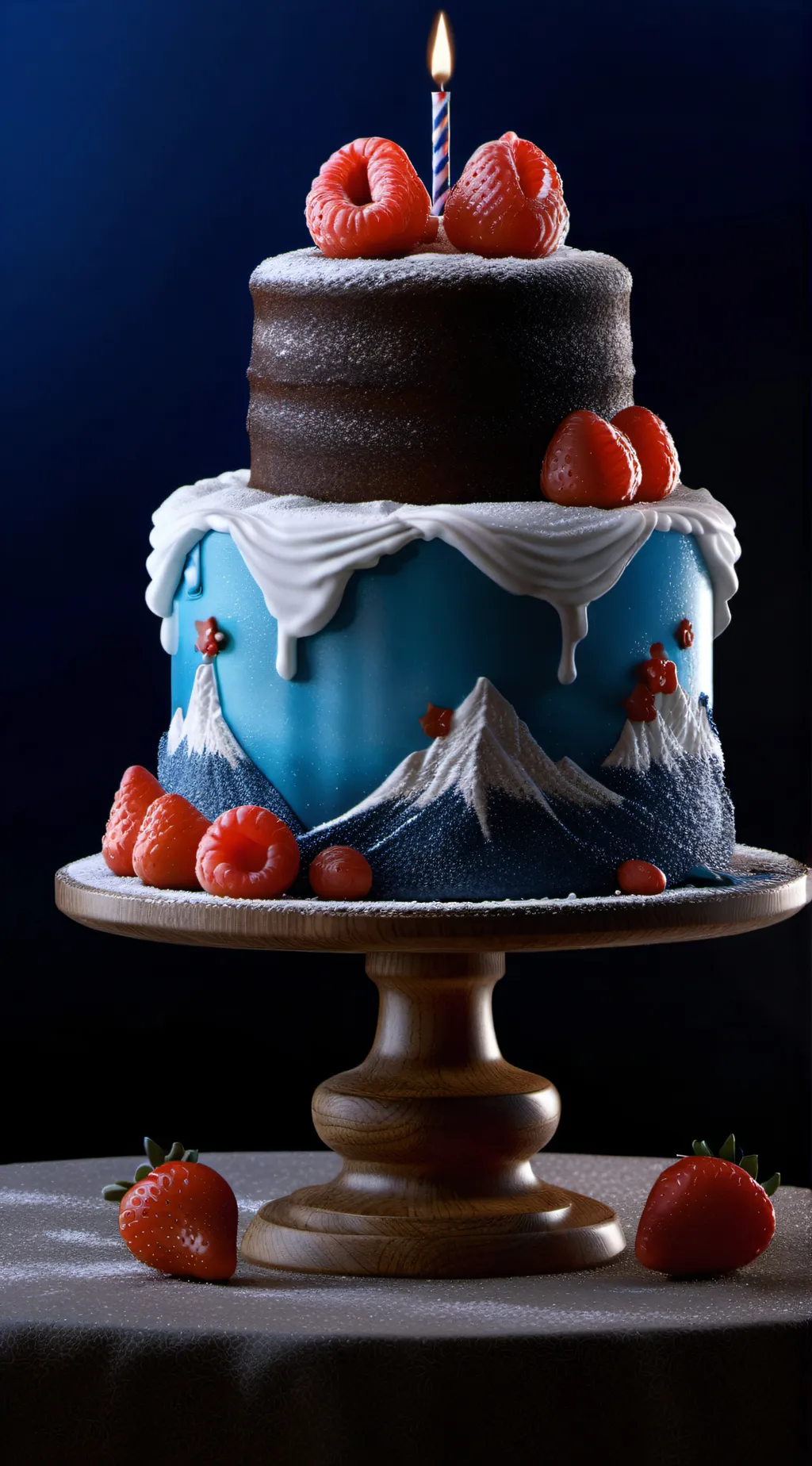 ai character: ~%~*The cake...*~% background