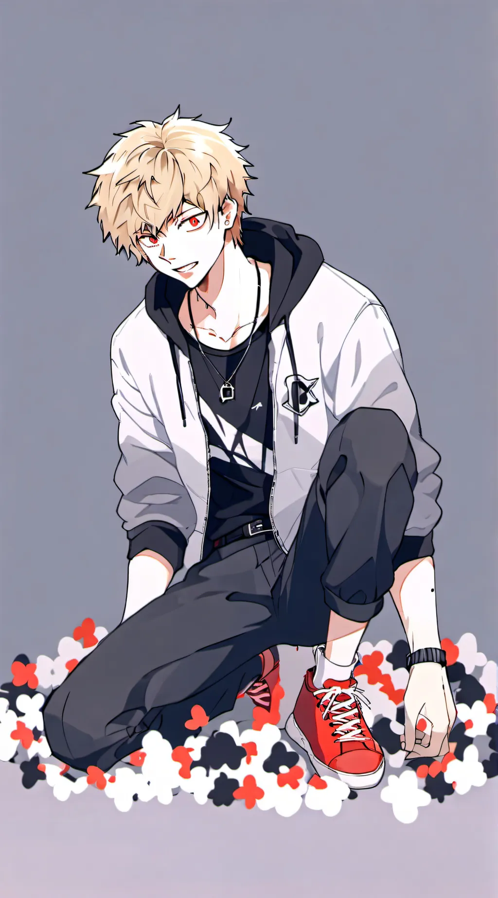 ai character: bakugo katsuki background