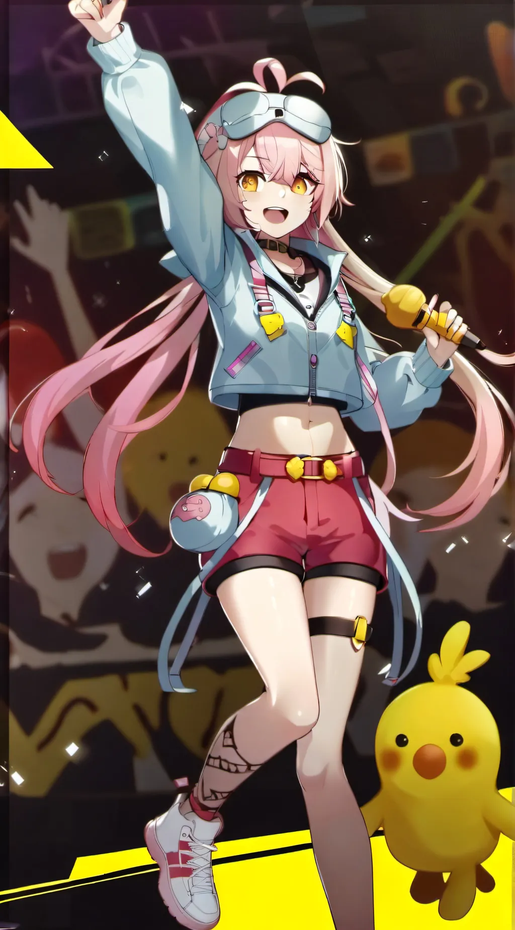 ai character: Tina  background