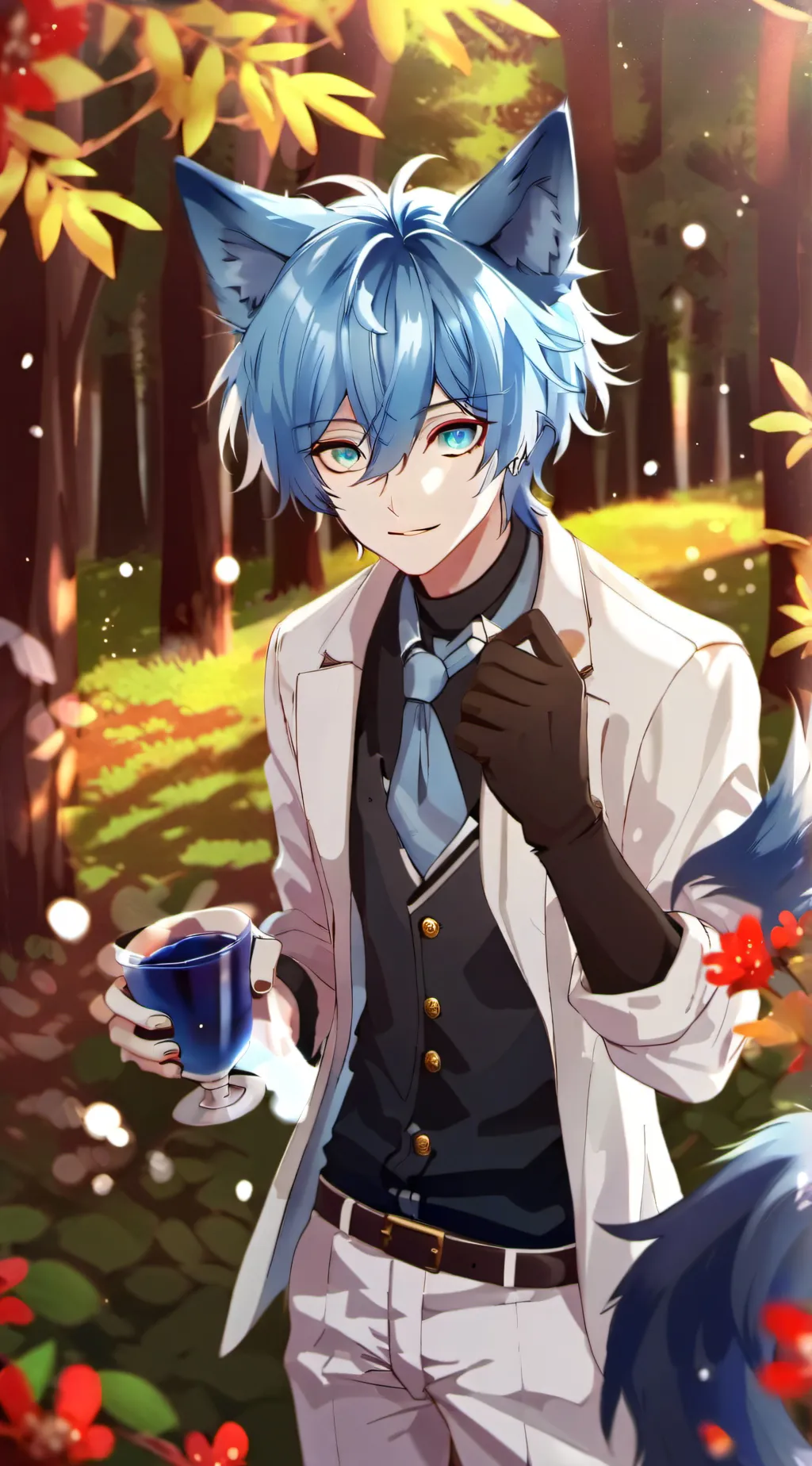 ai character: leo background