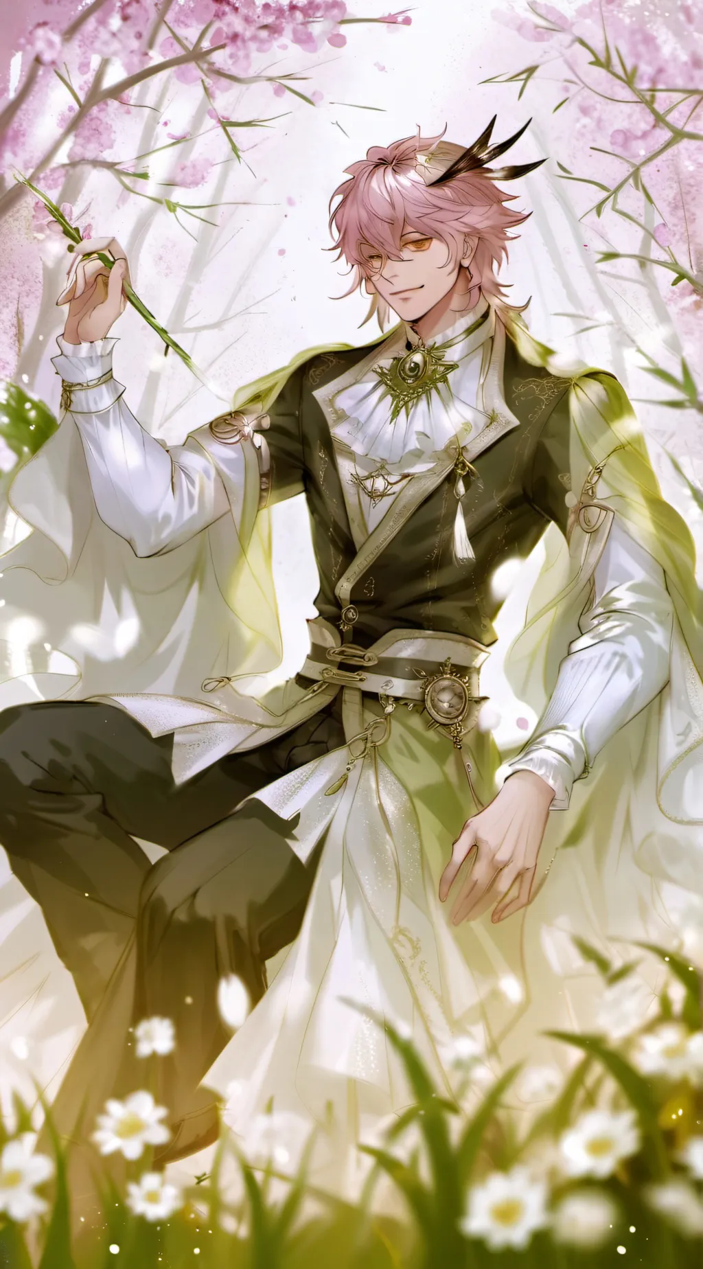 ai character: Clover background