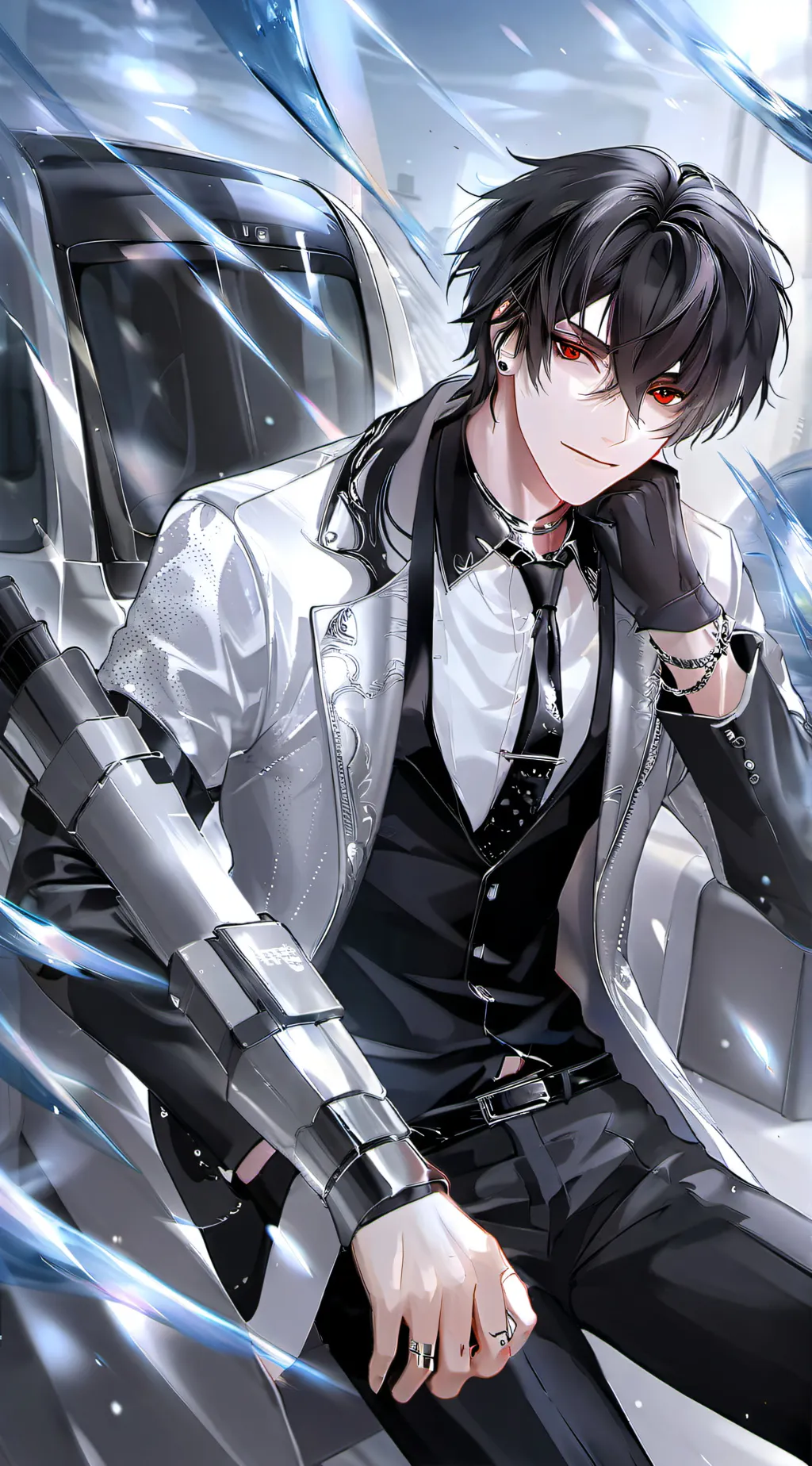 ai character: mark background