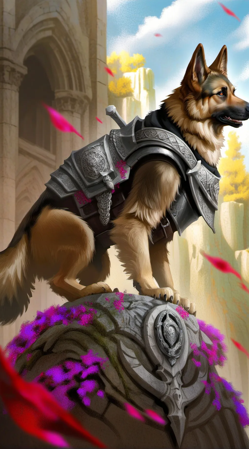 ai character: Lunar, The Battler background