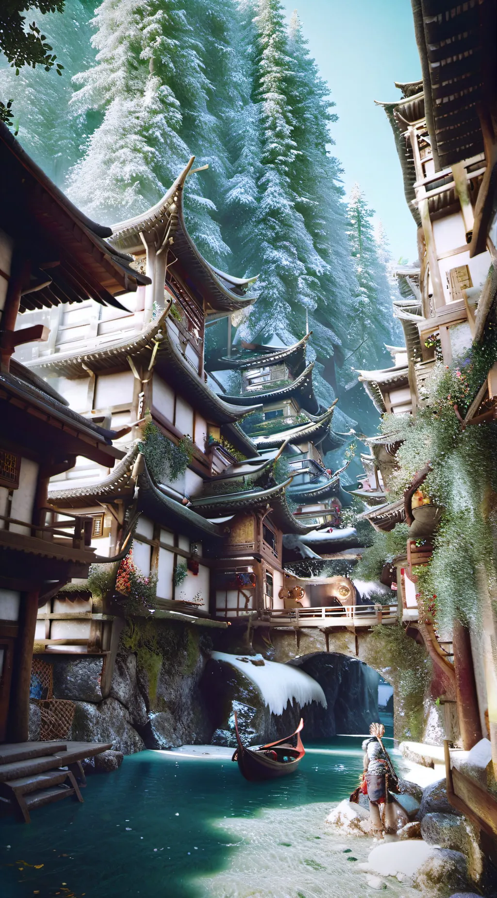 ai character: Random background