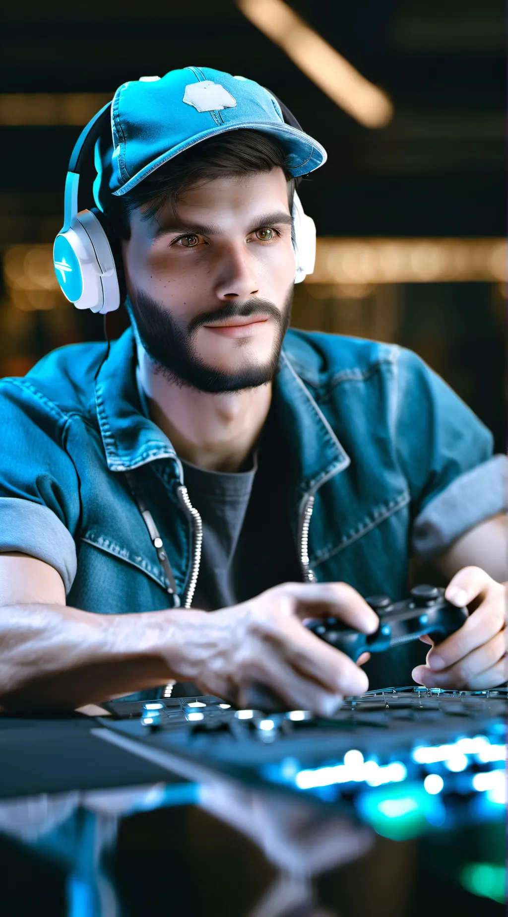 ai character: gamer background