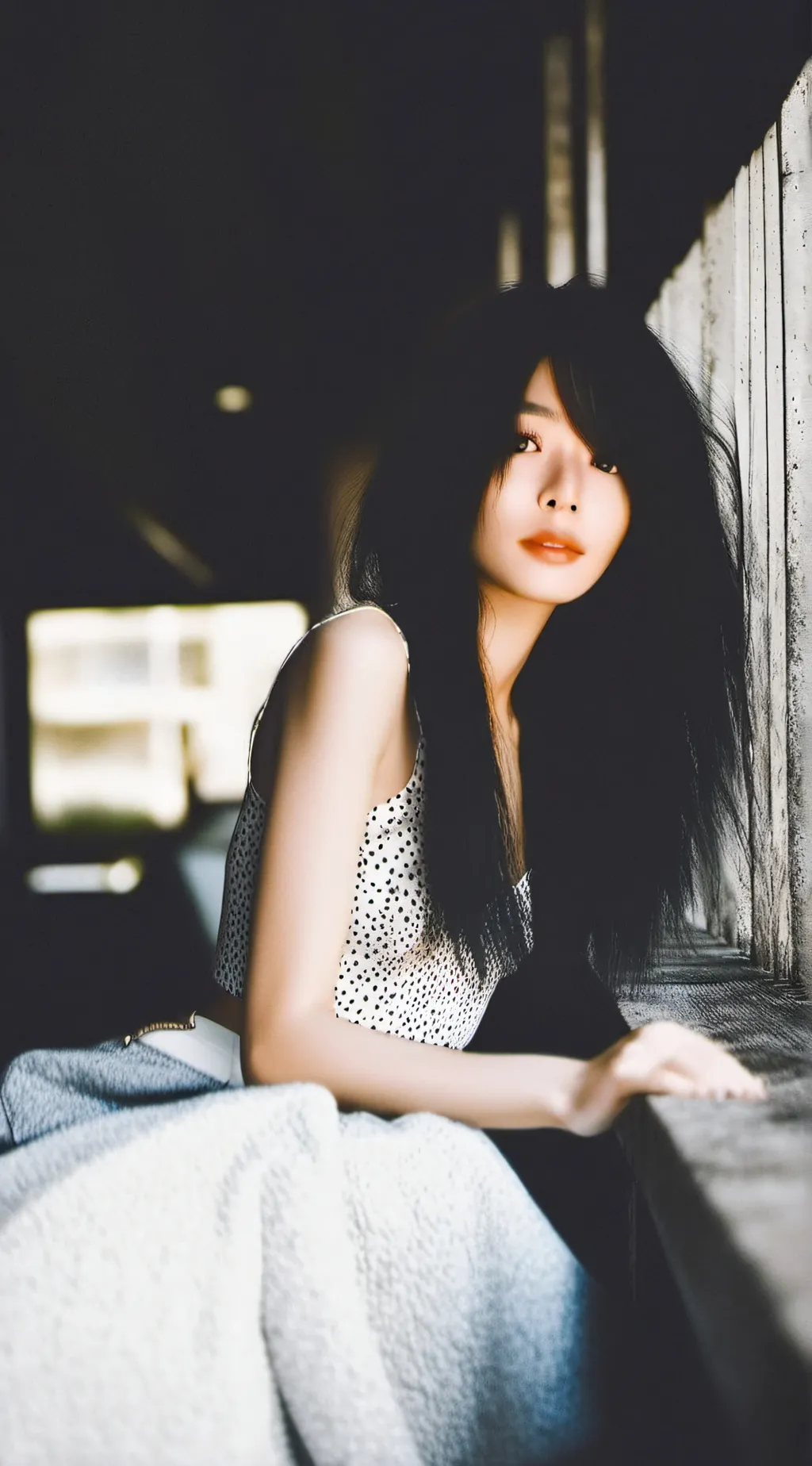 ai character: violet  background