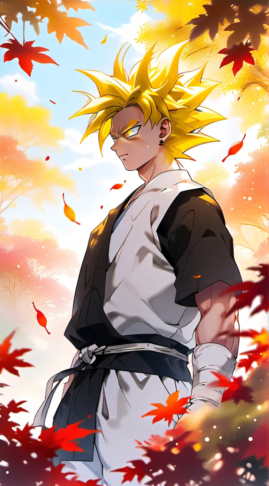 ai character: Super Saiyan 1 background