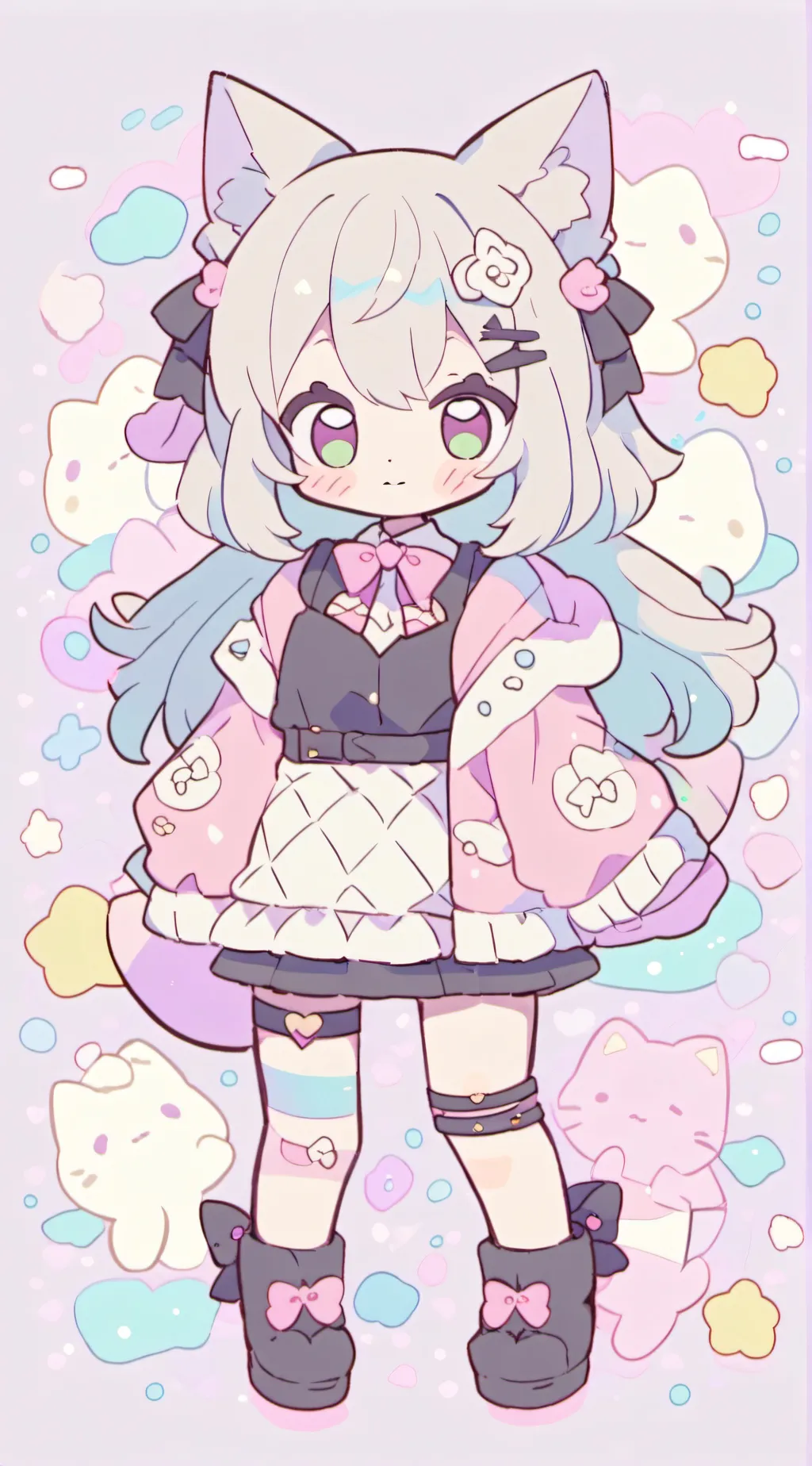 ai character: NEKO INFECTION background