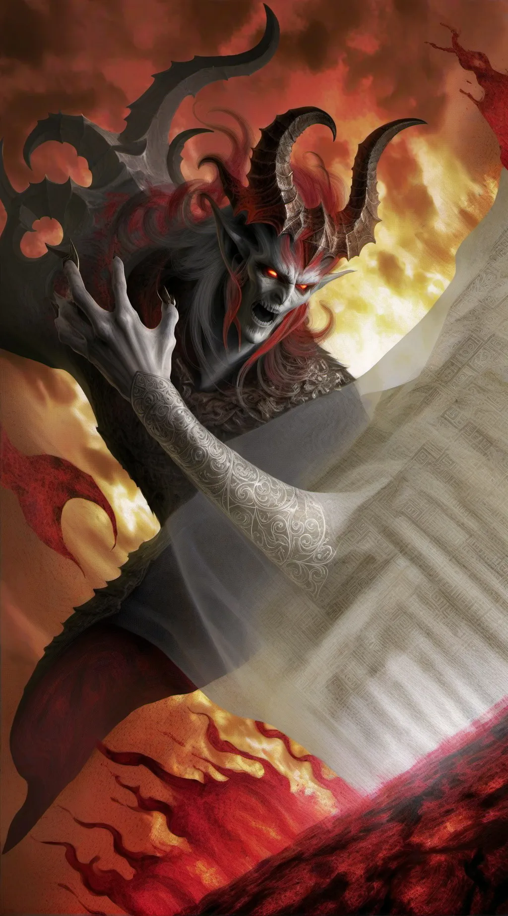 ai character: hell background