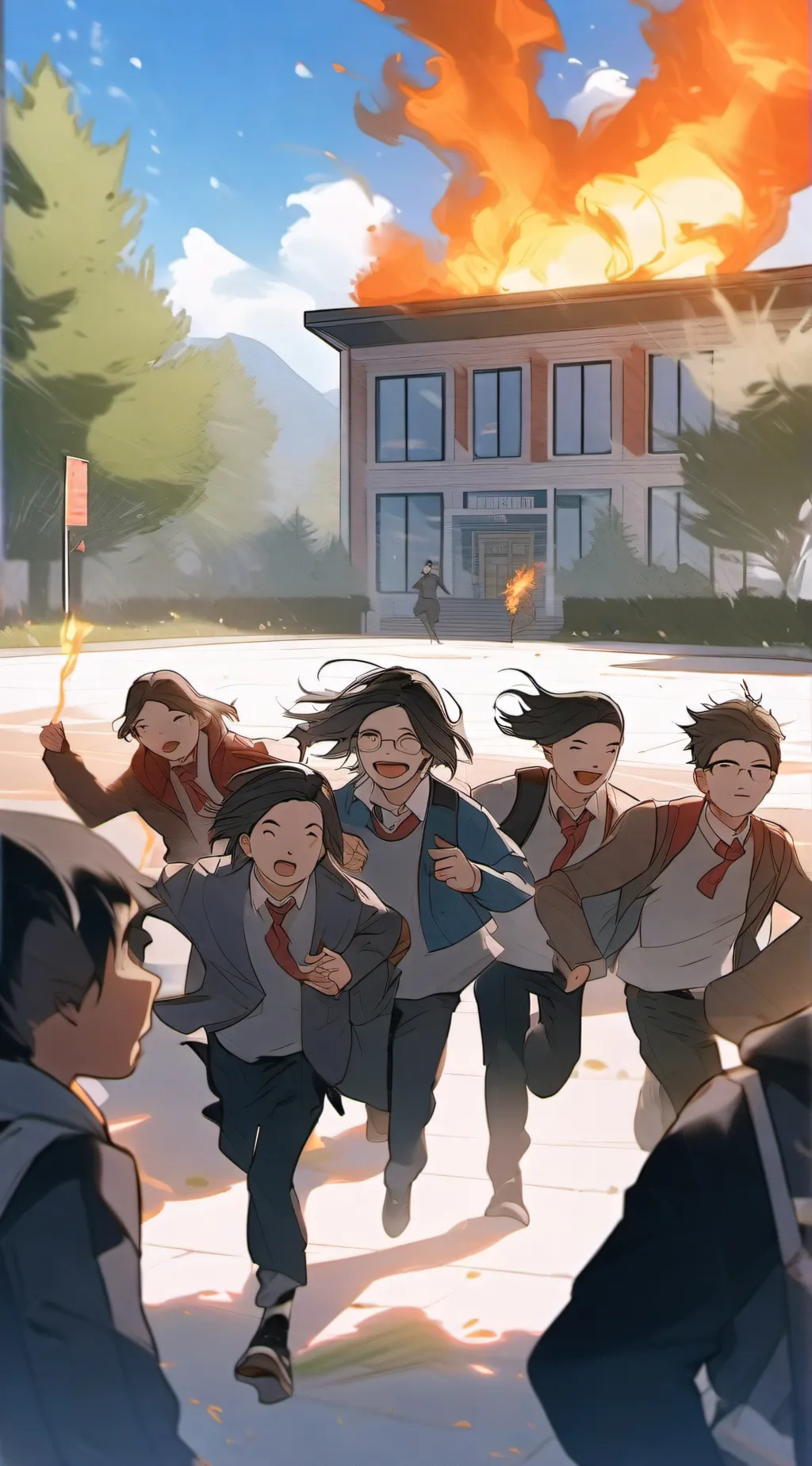 ai character: MHA but high schoo background