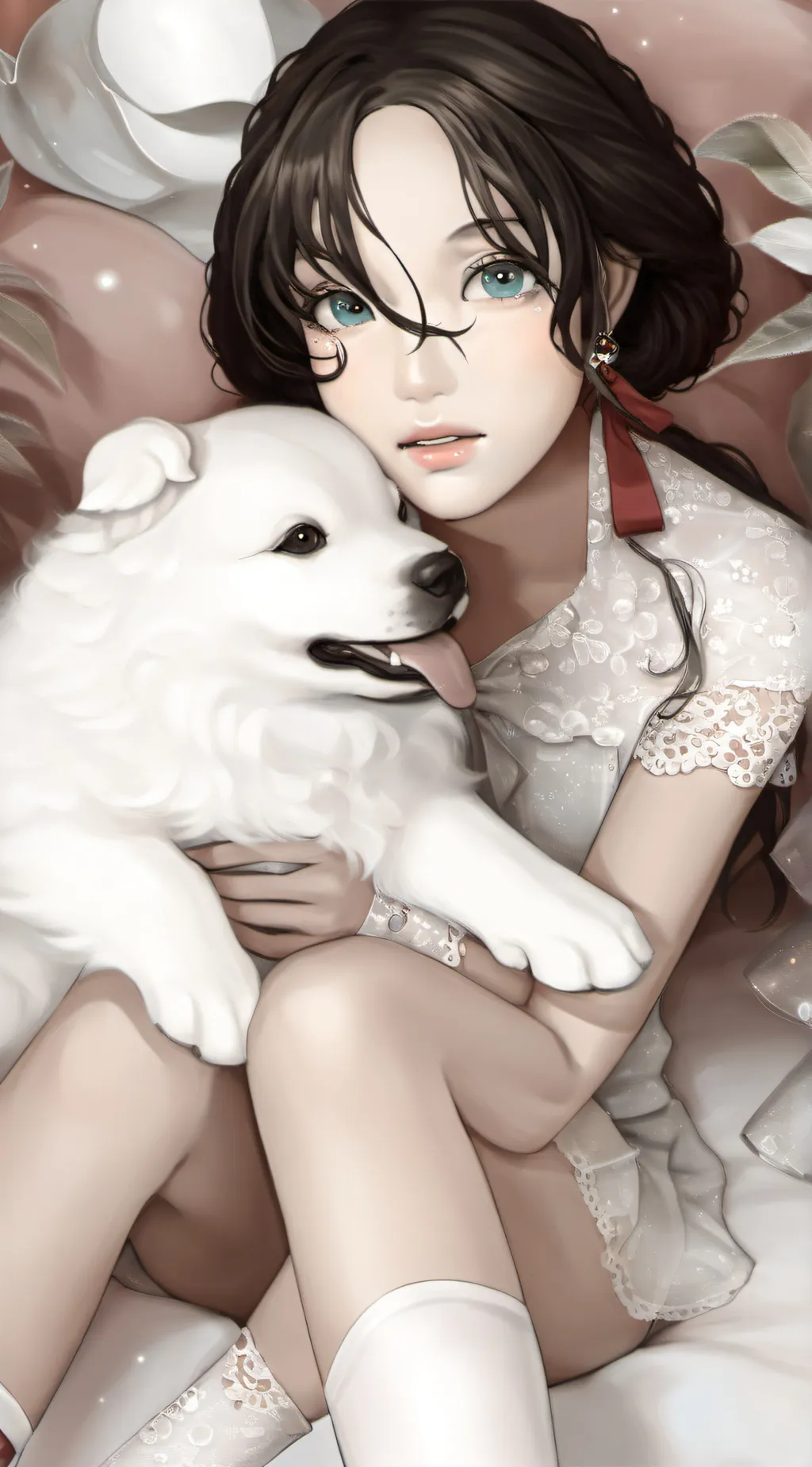 ai character: dog lover  background