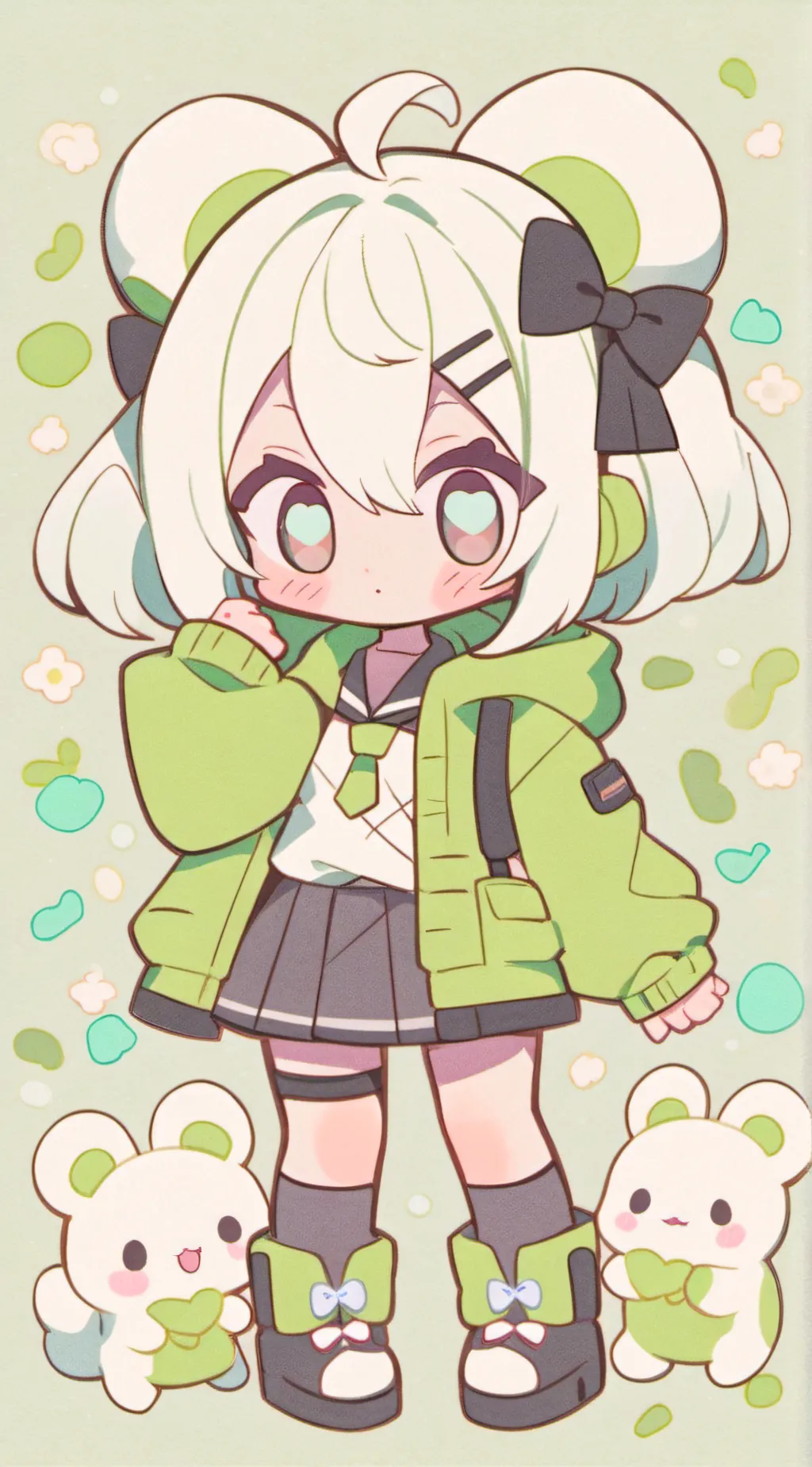 ai character: dandys world background