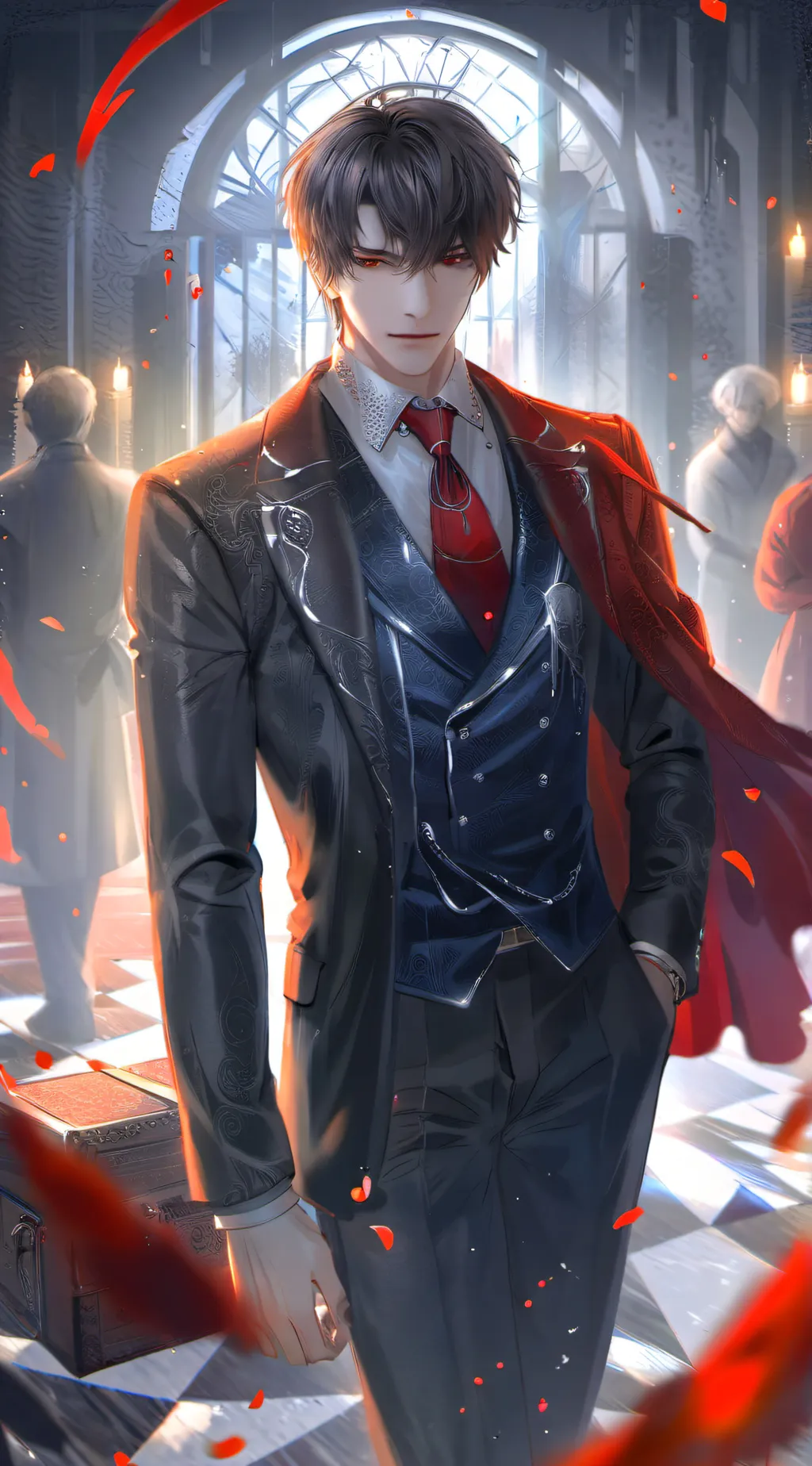 ai character: bloody vampire background