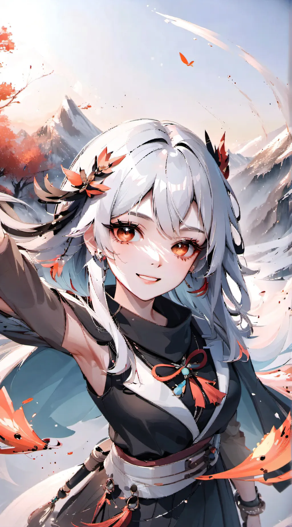 ai character: Genshin school background