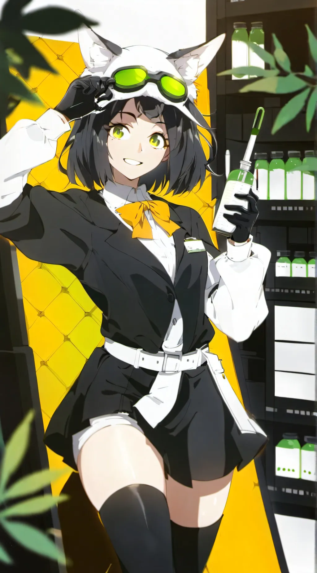 ai character: Miss Circle  background