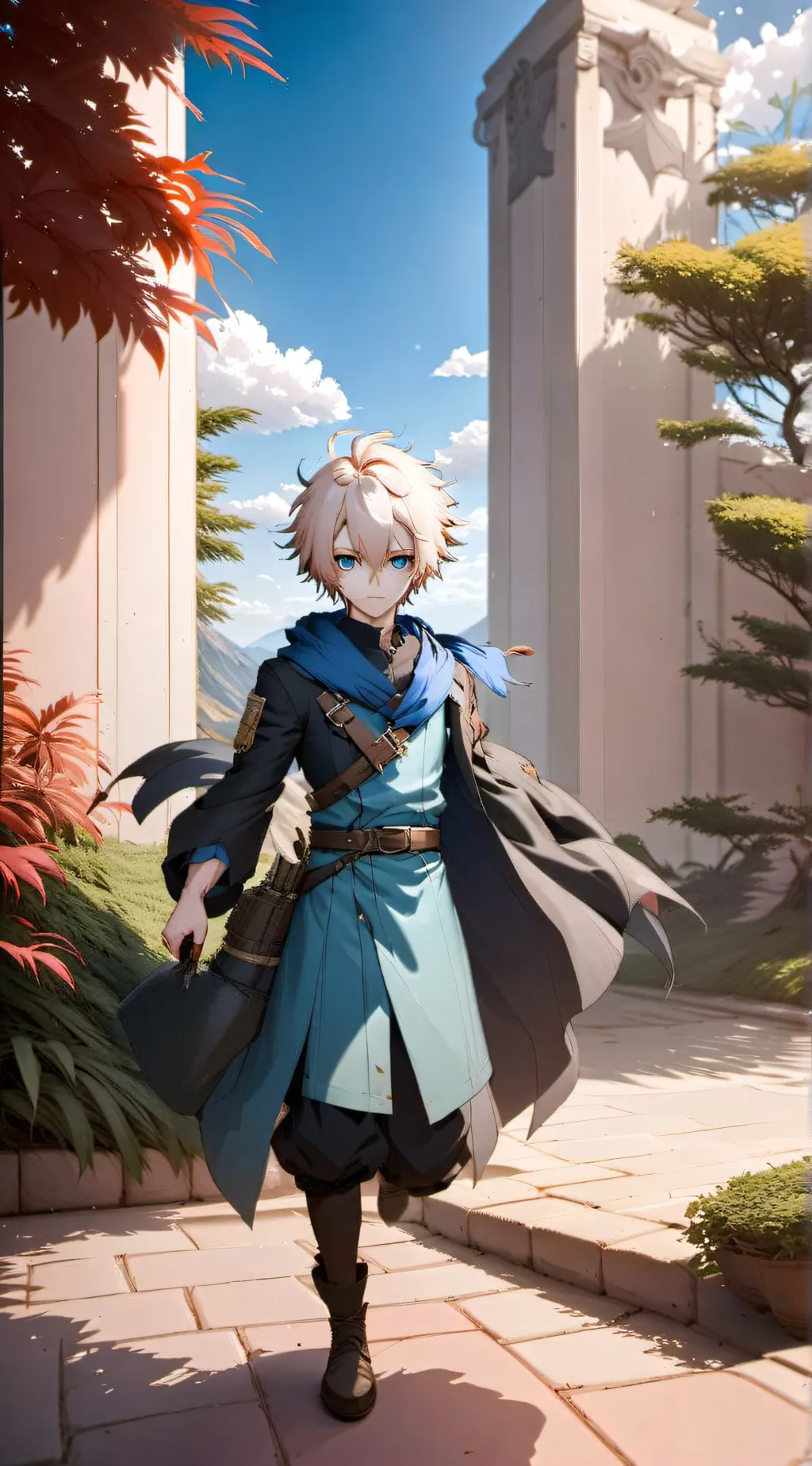 ai character: blue period  background