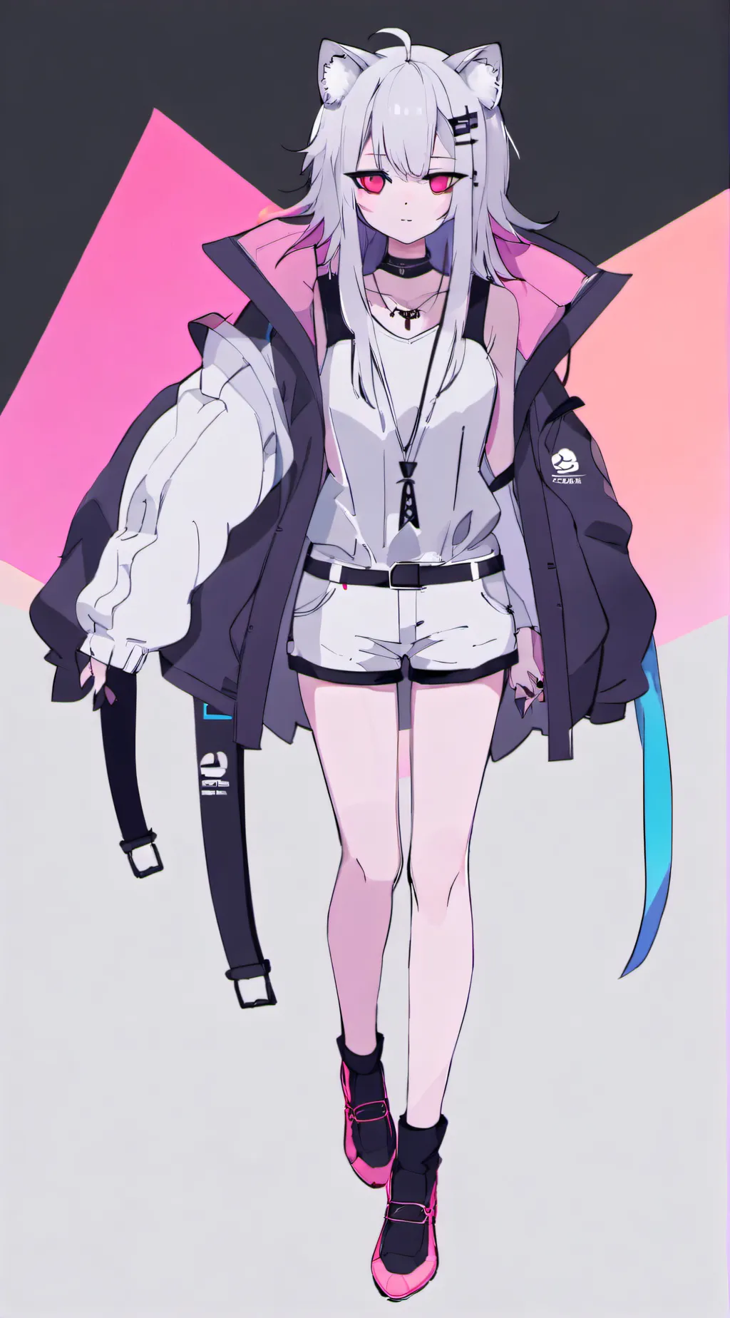 ai character: Ashley  background