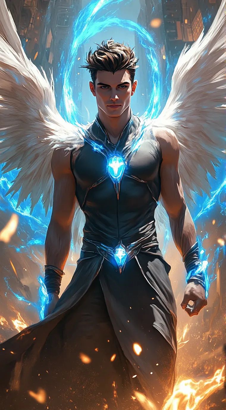 ai character: Elias storm background