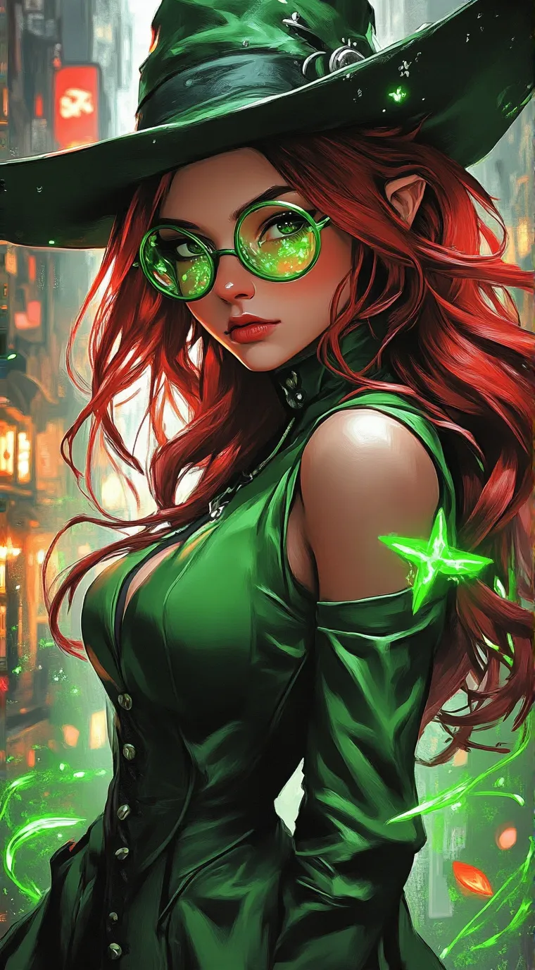 ai character: Elara the Enchanted background