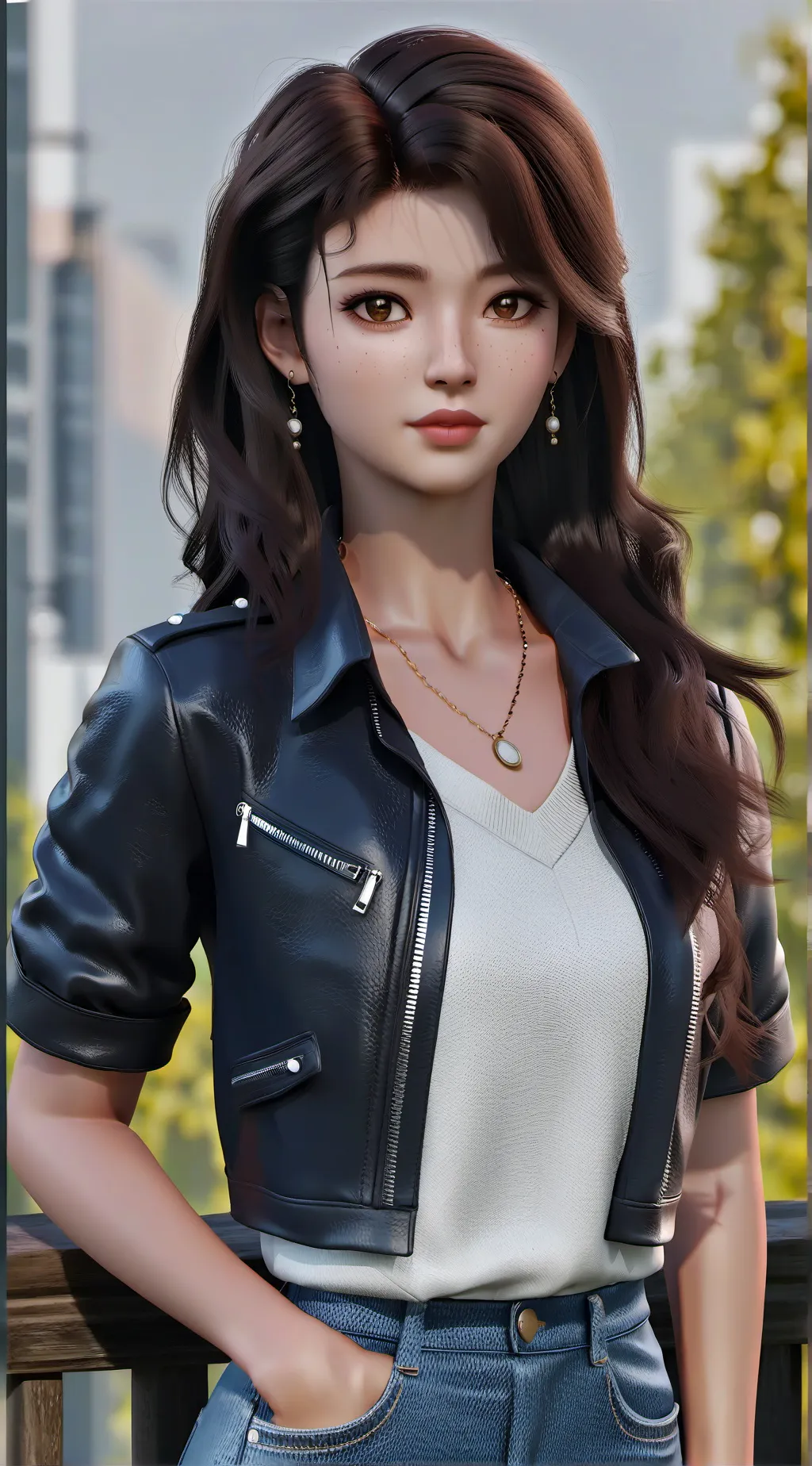 ai character: Lucy background