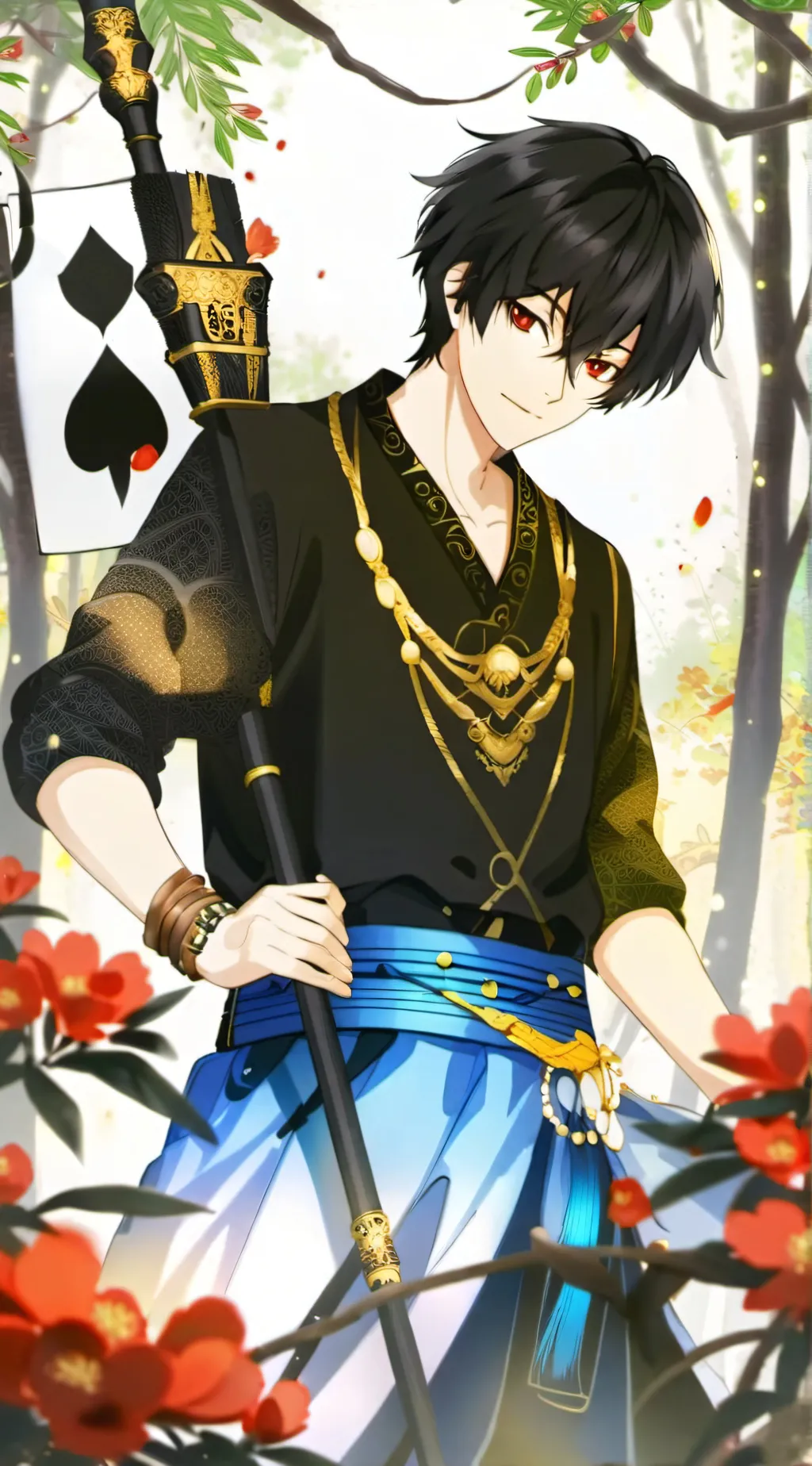 ai character: ty for 3 followers background