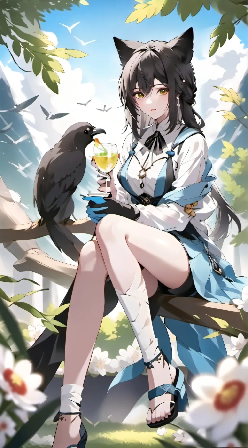 ai character: 刘欣叶 background