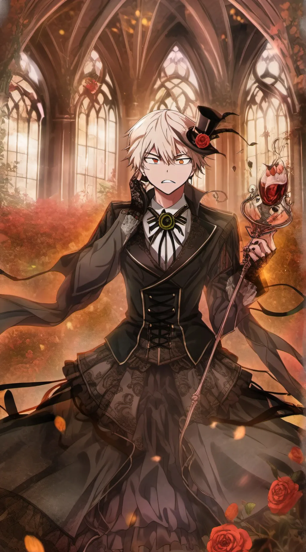 ai character: bakugo background