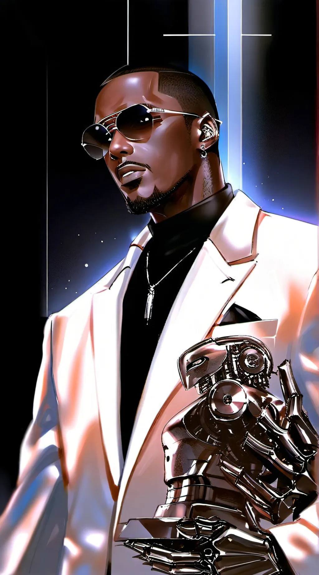 ai character: P Diddy in u.a?  background