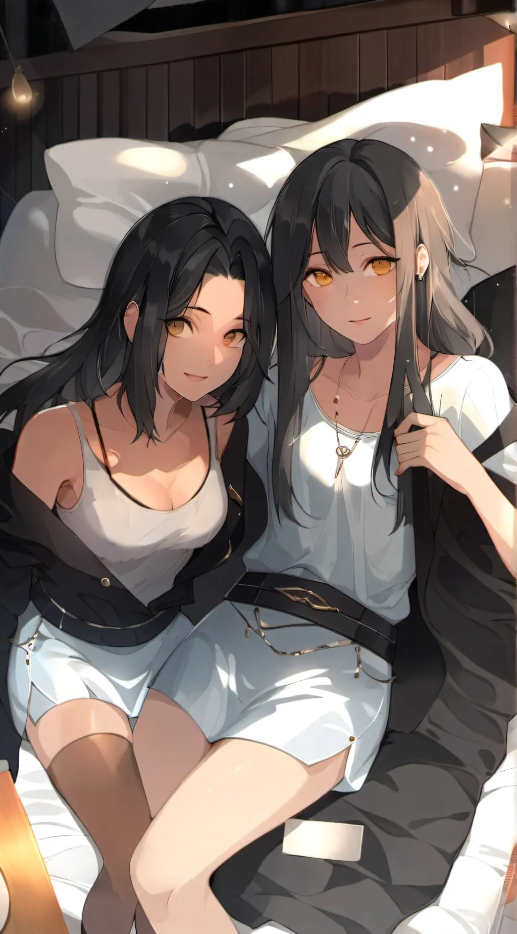 ai character: Chelsia & Kathryn background