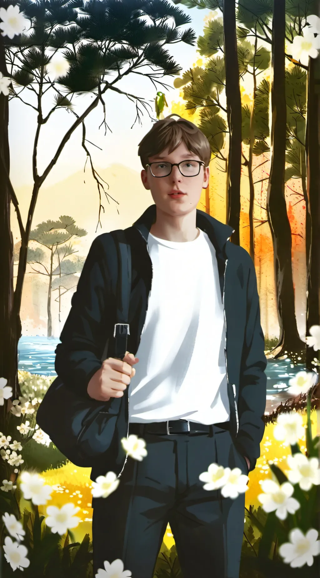 ai character: Andy background